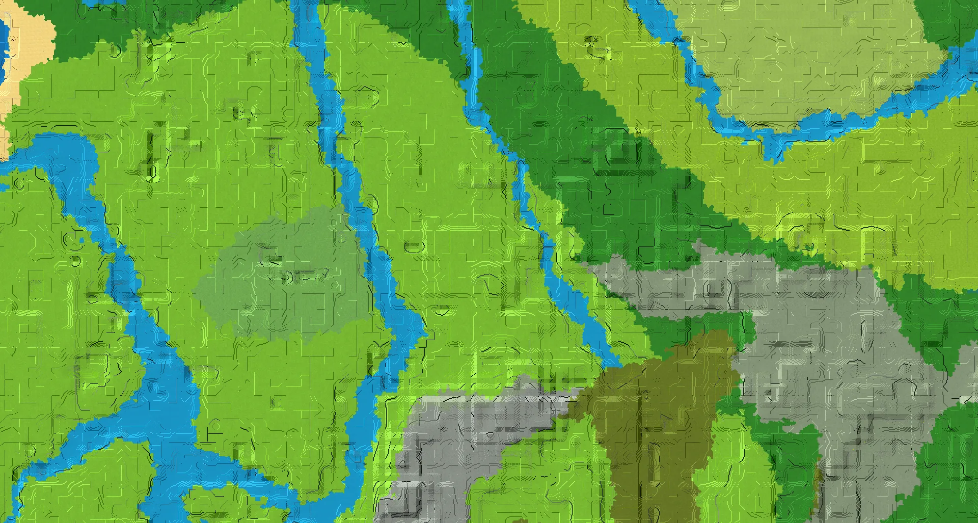 Seed map — Plains Start with Trial Chambers at 0, 0 (Seed 5869194750822654746)