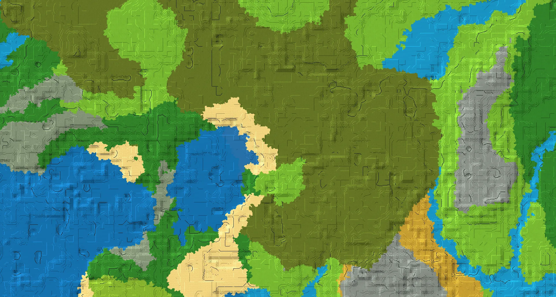 Seed map — Swamp North of a Plains Start with Trial Chambers