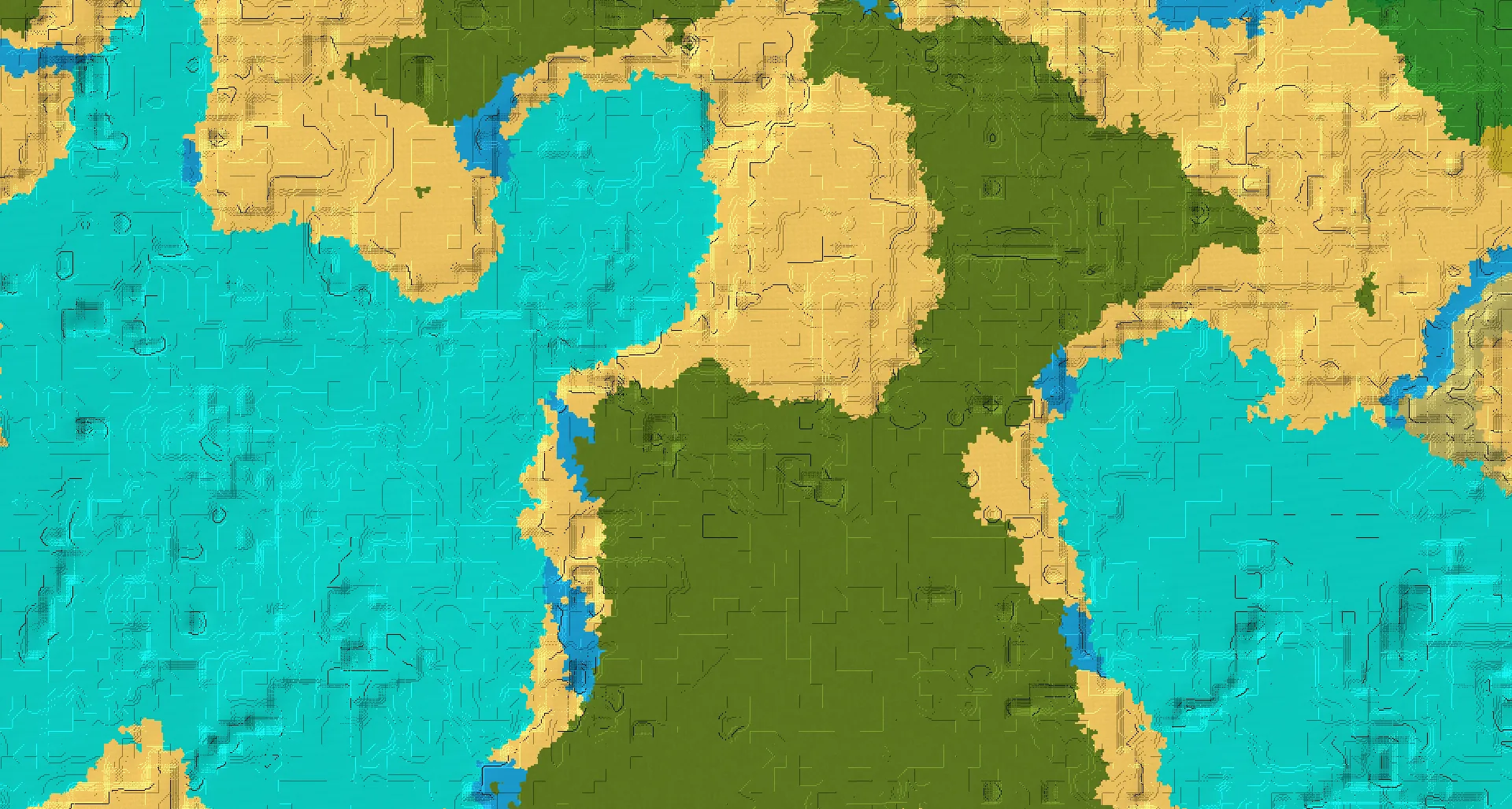 Seed map — Mangrove Swamp Start with Desert Temple