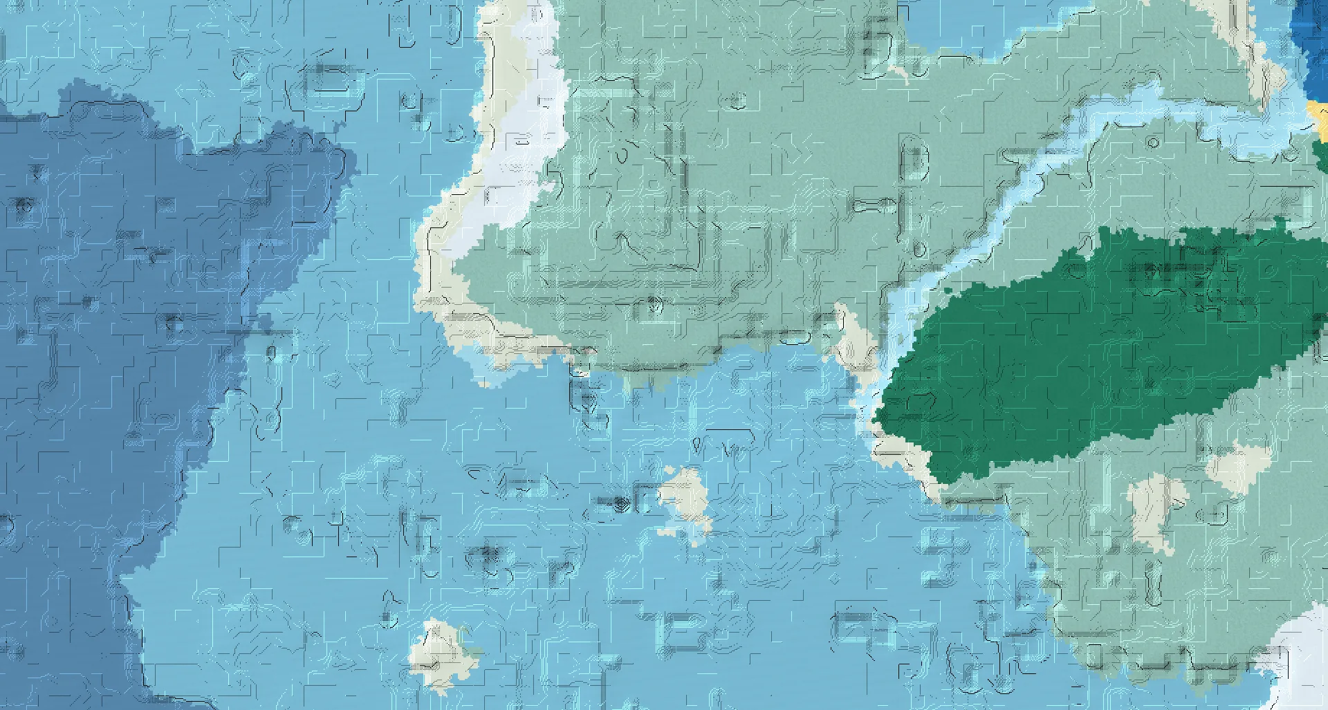 Seed map — Igloo Southeast of a Snowy Plains Start