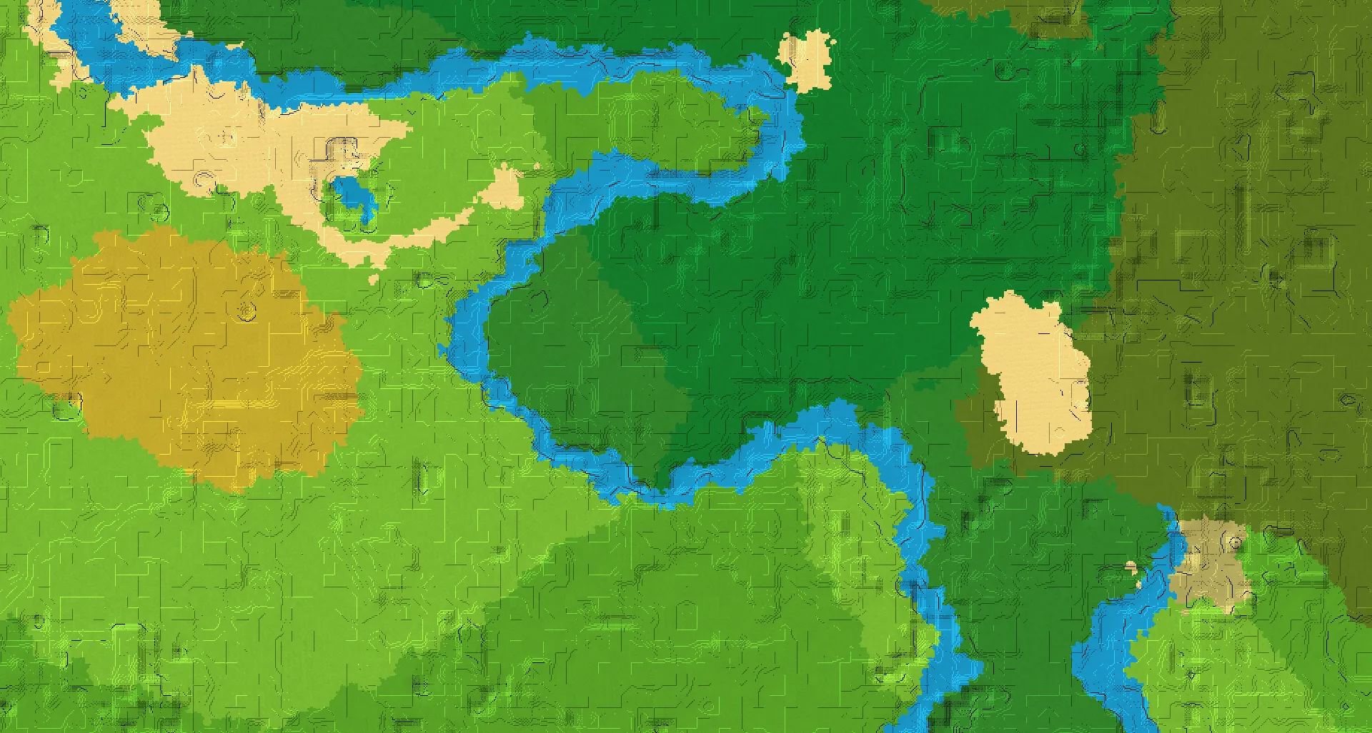 Seed map — Jungle Temple East of a Plains Start