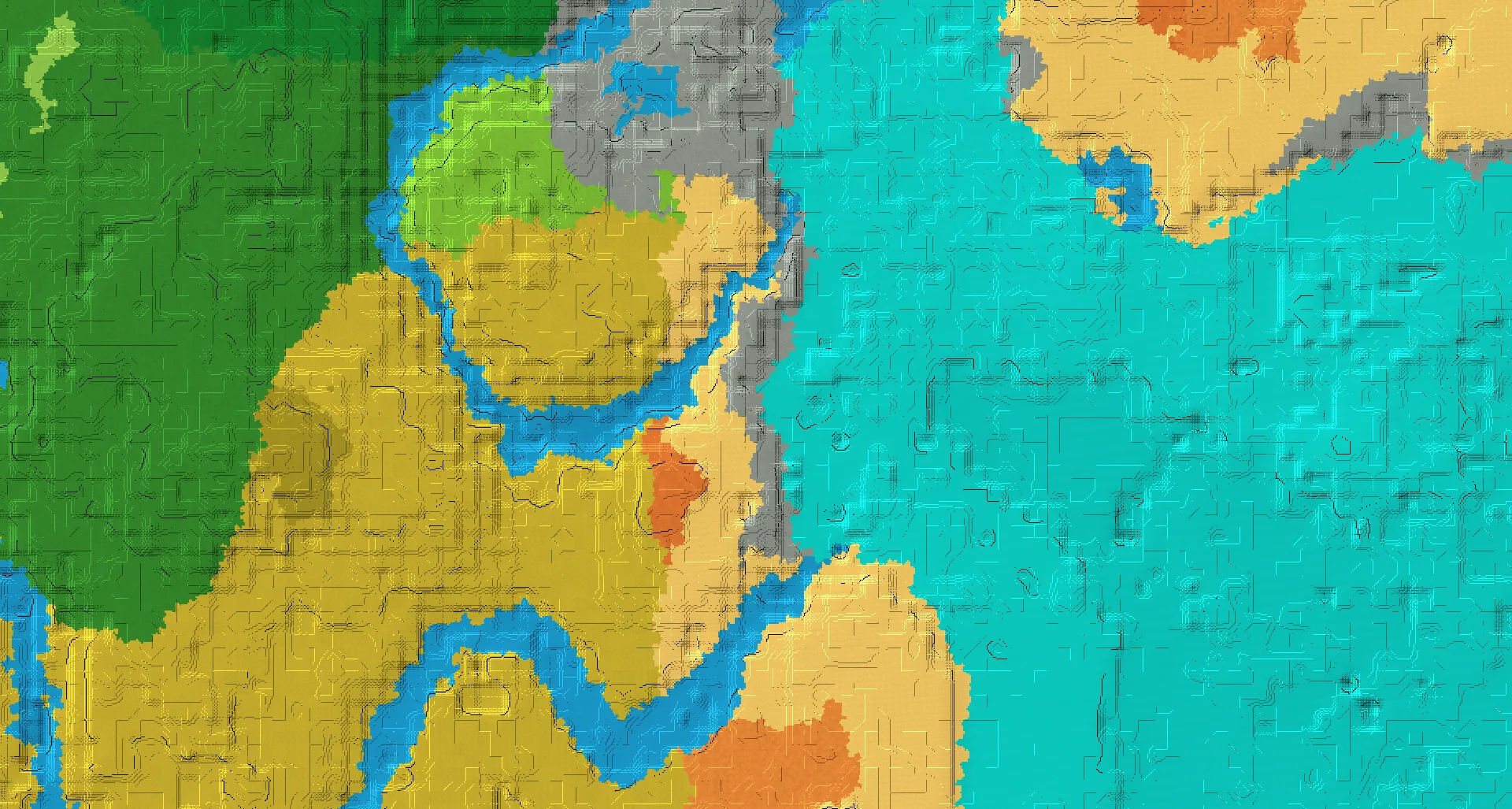 Seed map — Shipwreck and Desert ruined portal