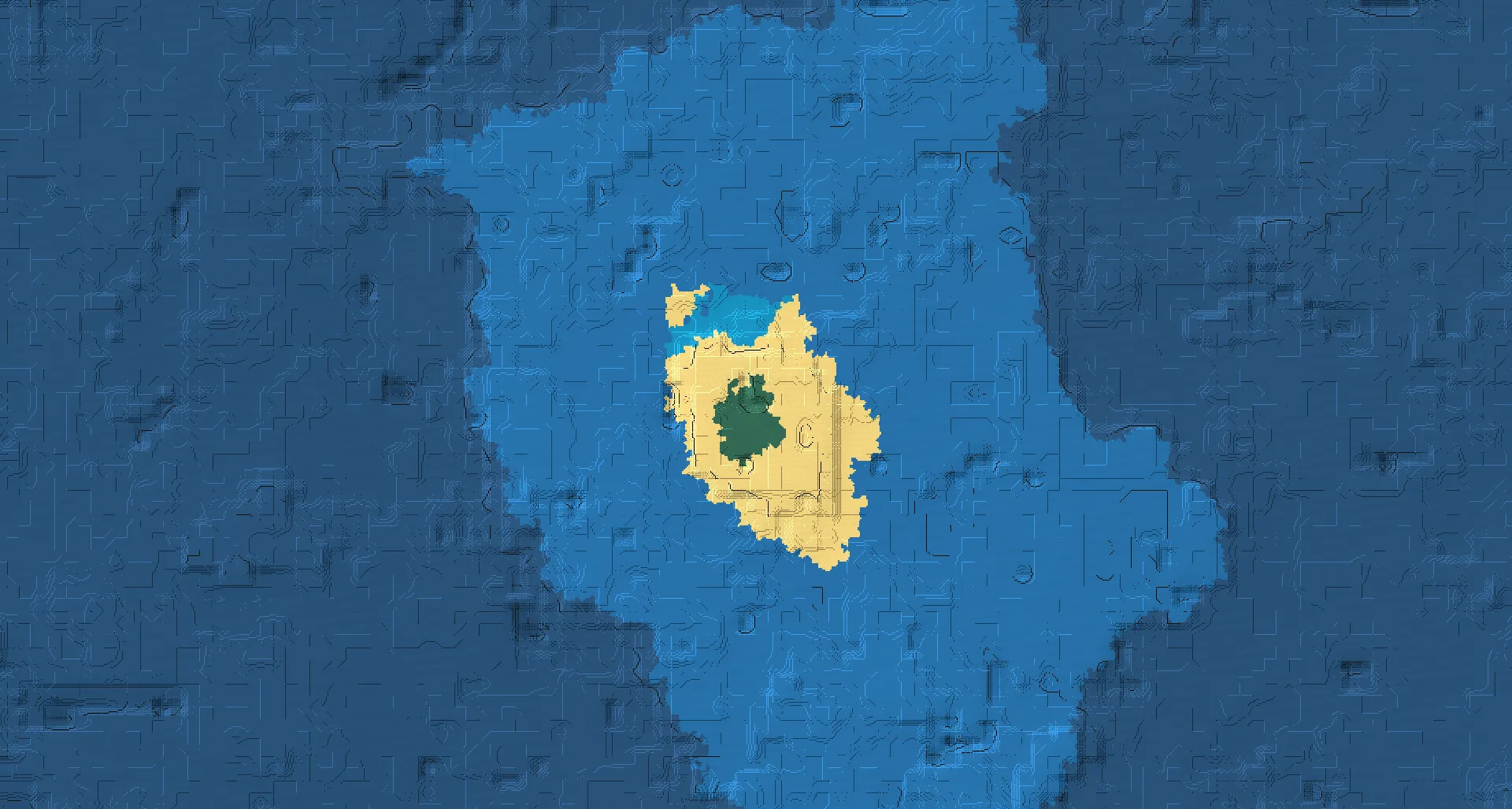 Seed map — Spruce survival island