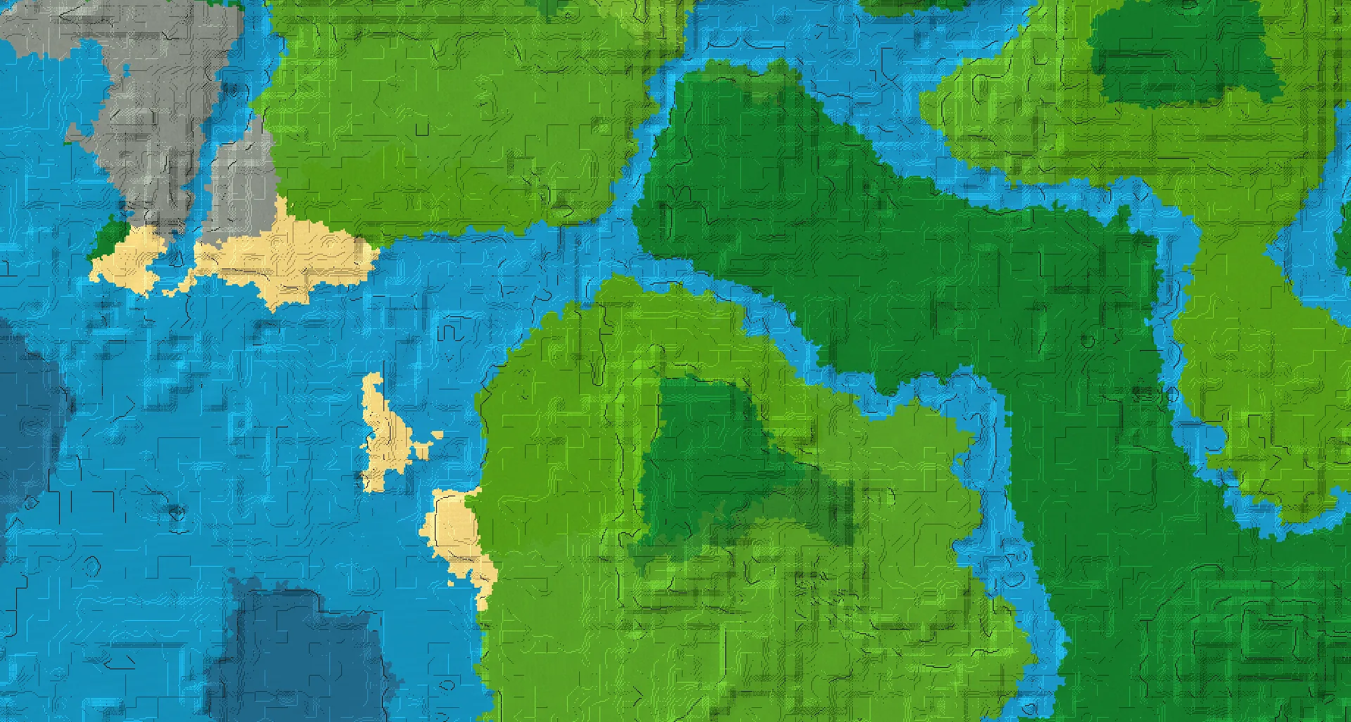 Seed map — Lush Caves South of a Bamboo Jungle Start
