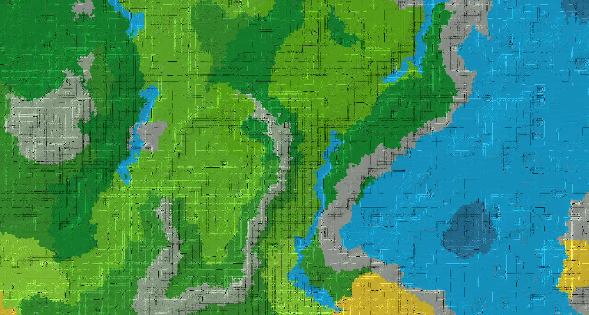 Seed map — Deep Dark Northwest of a Jungle Start