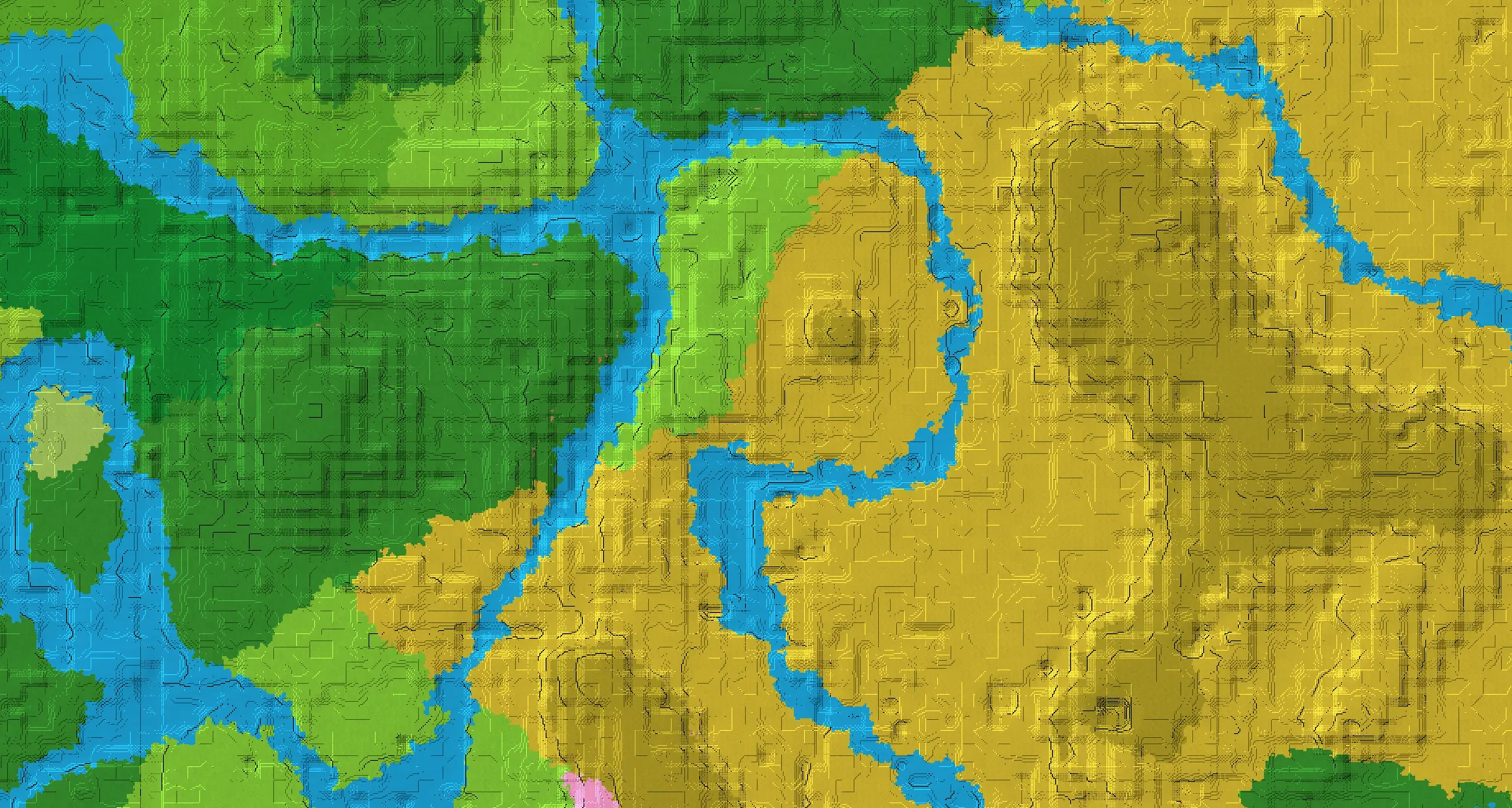 Seed map — Cherry Grove and Village from Dripstone Caves at 112, -304