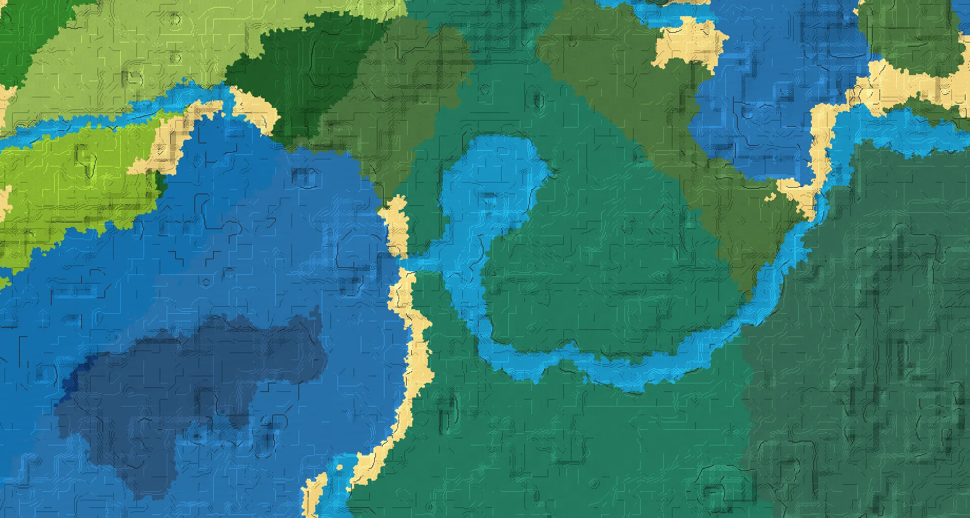 Seed map — Trail Ruins Southeast of a Old Growth Pine Taiga Start