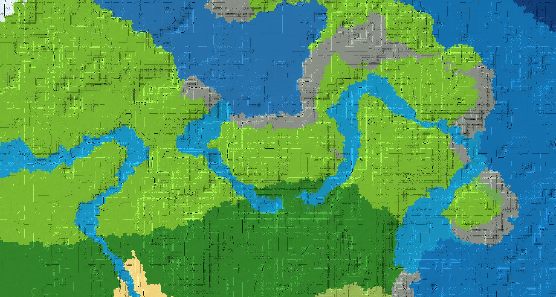 Seed map — Village Southeast of the Plains Start