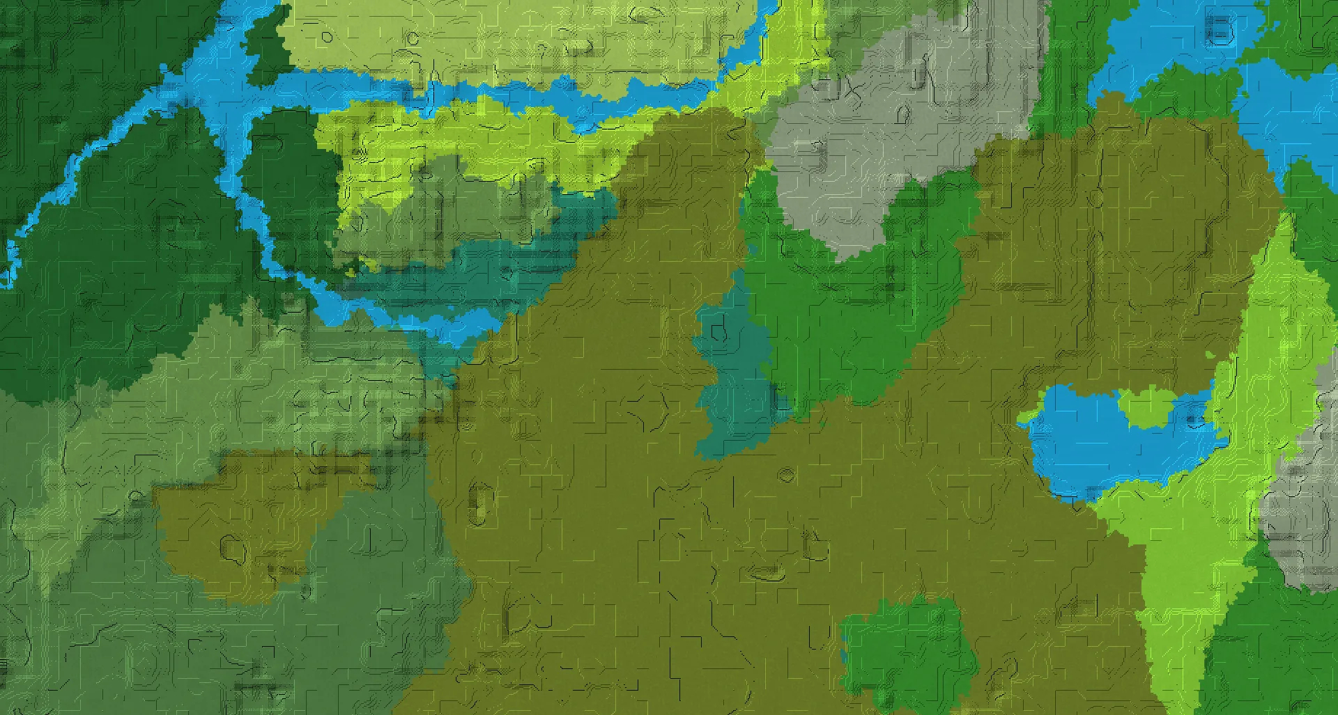 Seed map — Swamp Start with Trial Chambers at 0, 0 (Seed 6106398283806867824)
