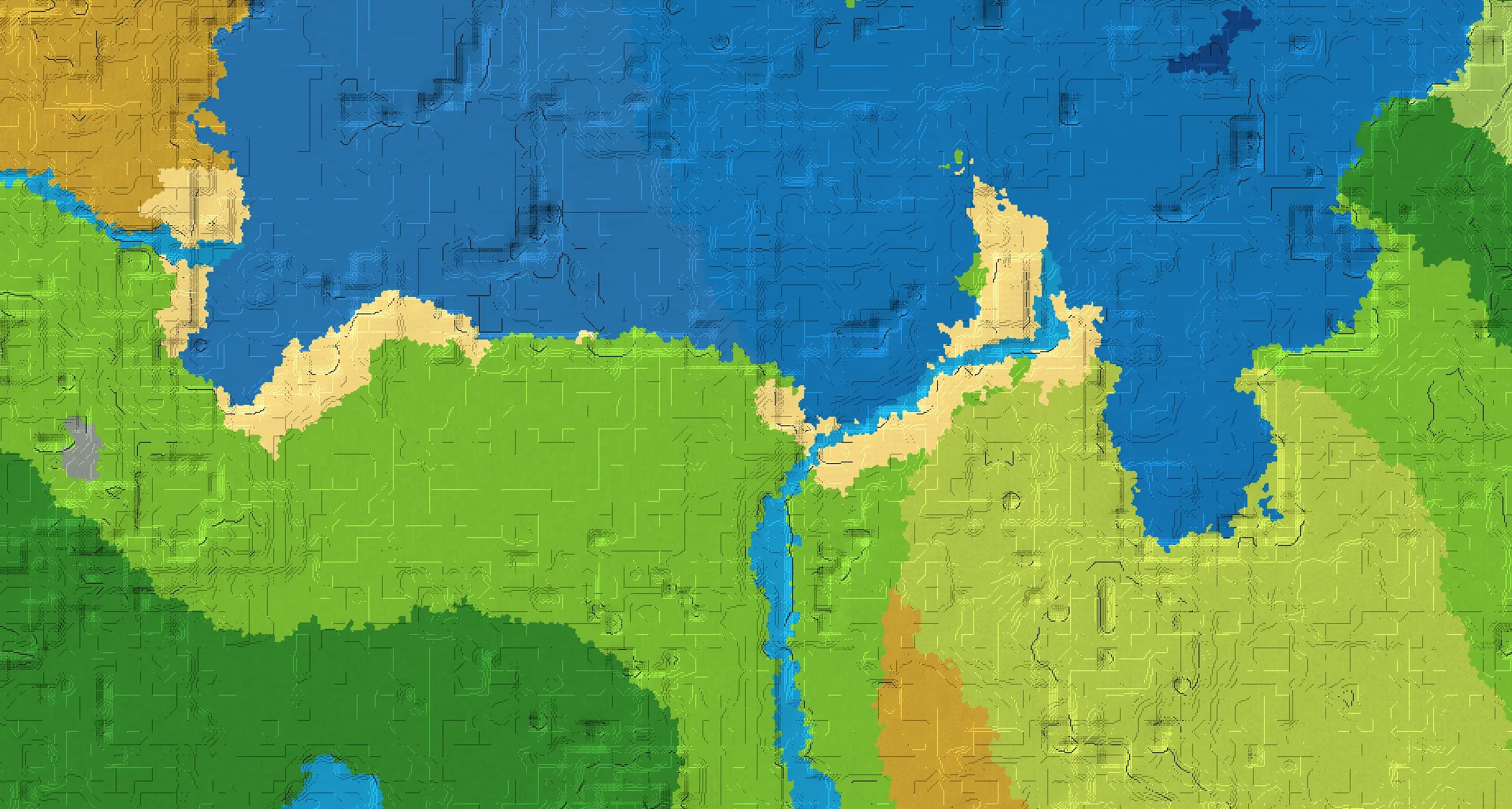 Seed map — 2 Villages near a Plains Start with Trial Chambers