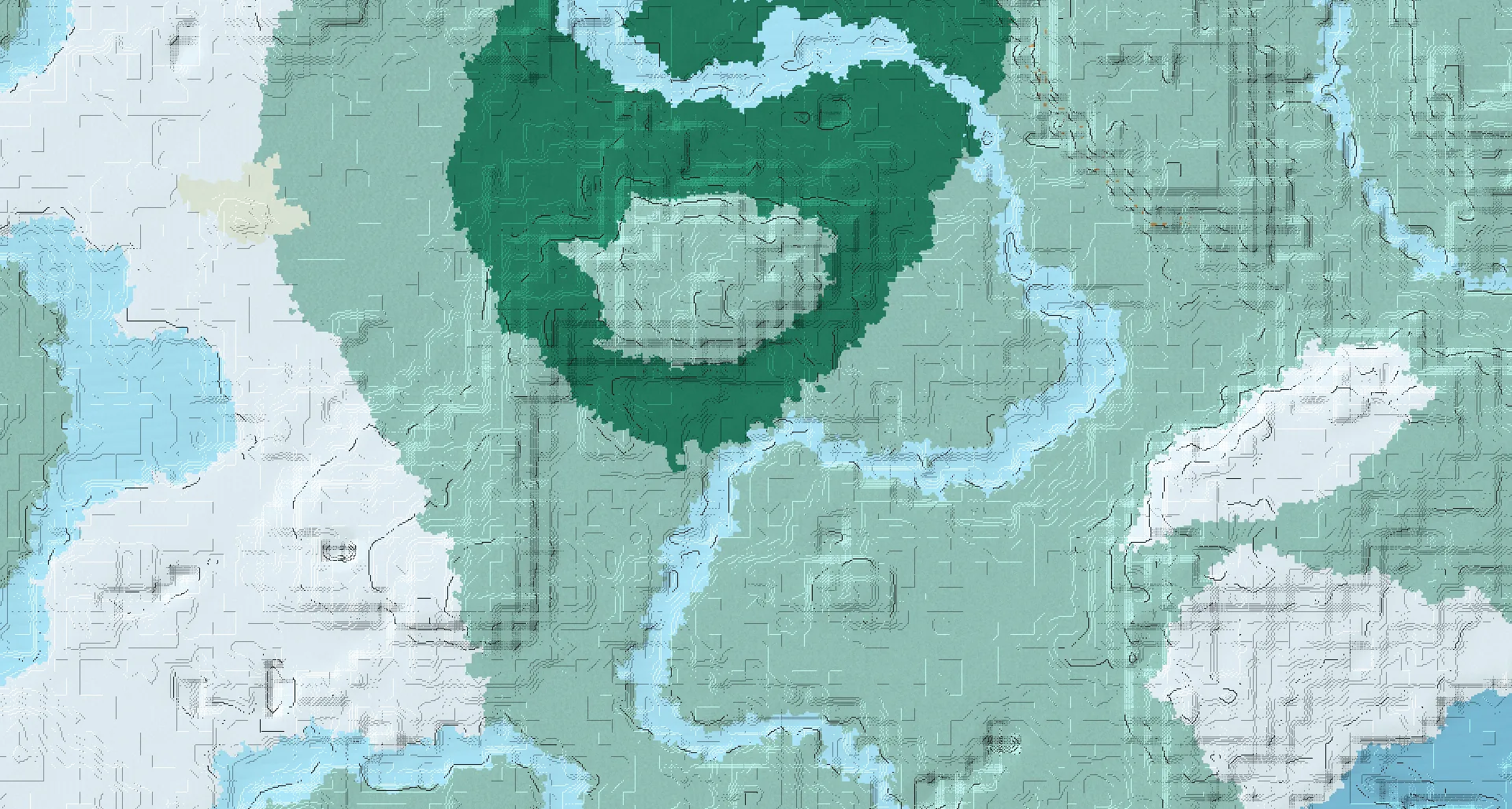 Seed map — Abandoned Camp and Trial Chambers from Taiga