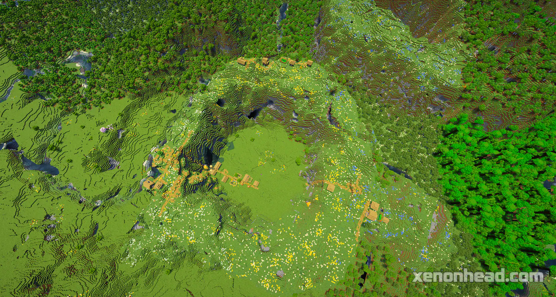 3 villages meadow crater
