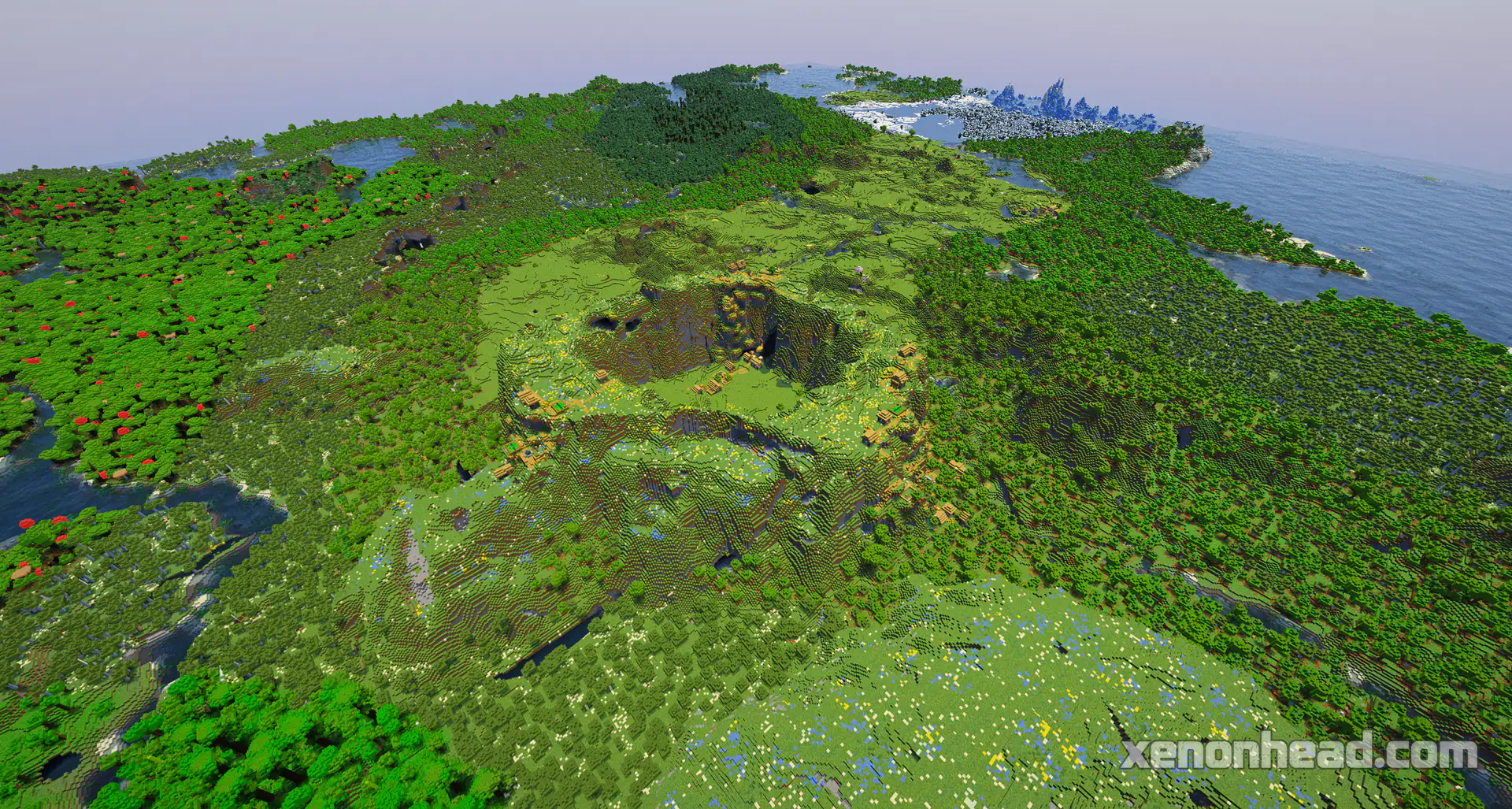 3 villages meadow crater