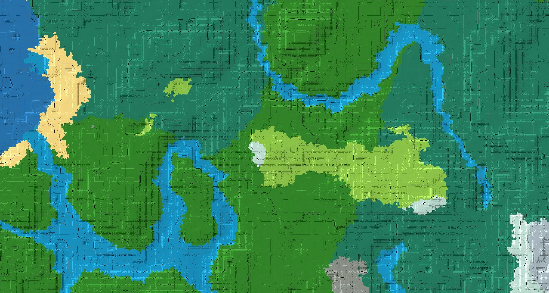 Seed map — Ancient City West of a Forest Start with Trial Chambers