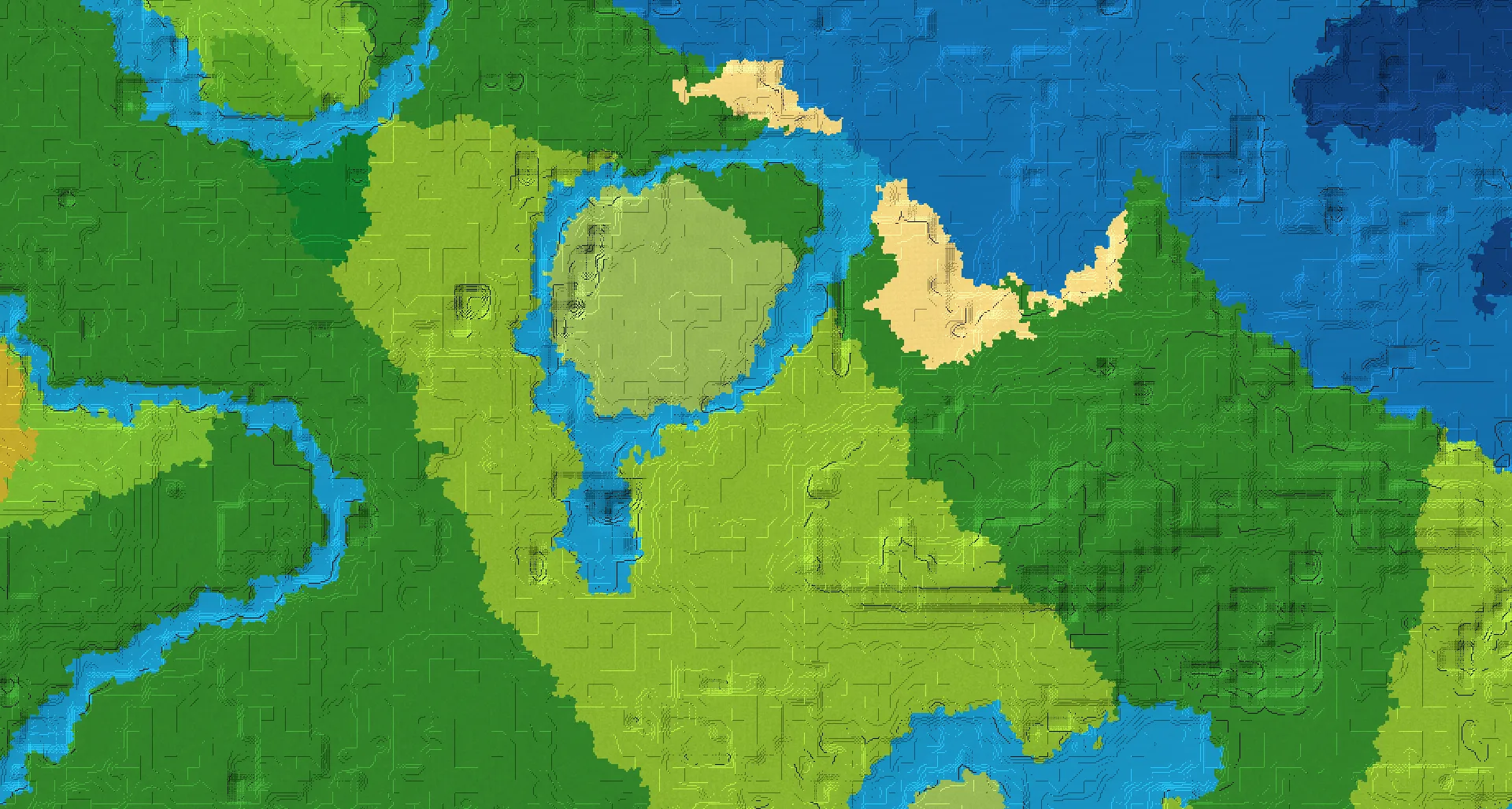 Seed map — Birch Forest Start with Trial Chambers
