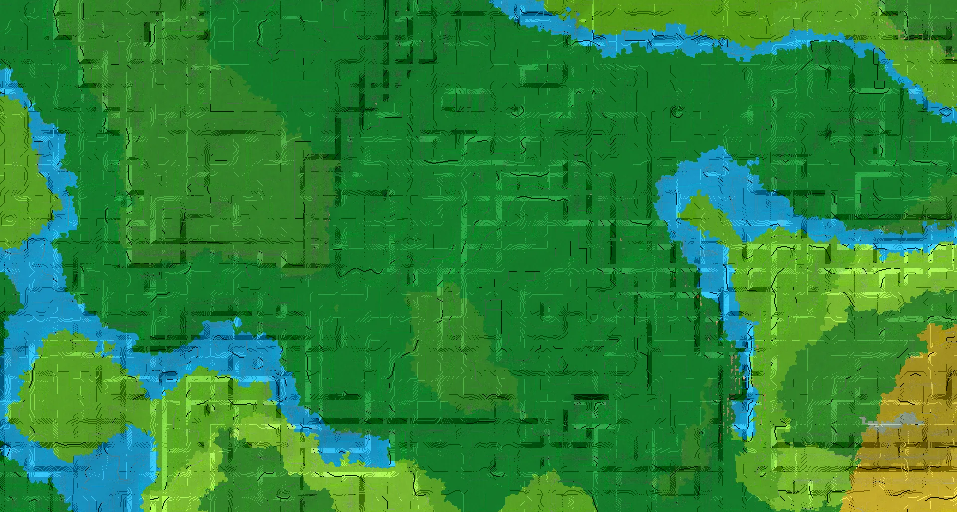 Seed map — Ruined Portal Southwest of a Jungle Start