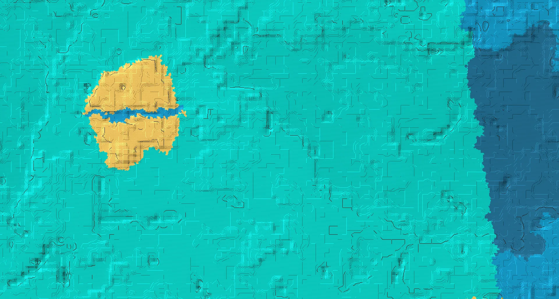 Seed map — Ocean-focused Start in Desert