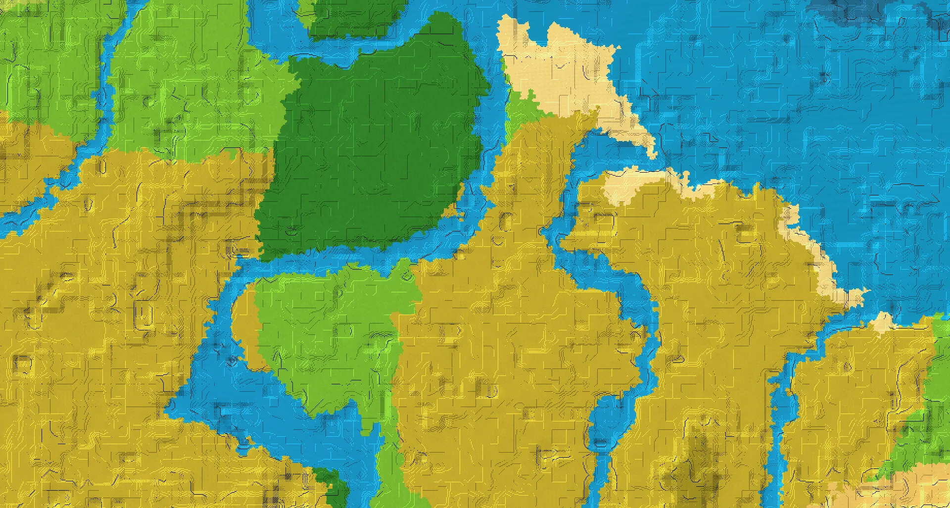 Seed map — Savanna Start with Ruined Portal at 48, 32