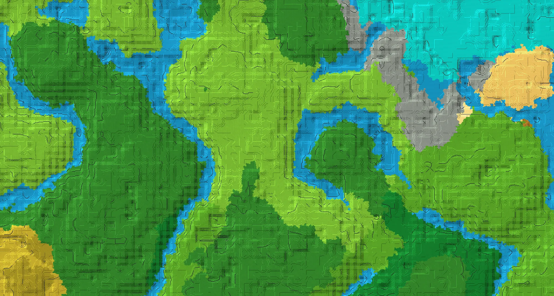 Seed map — Deep Dark Southeast of a Plains Start with Ancient City
