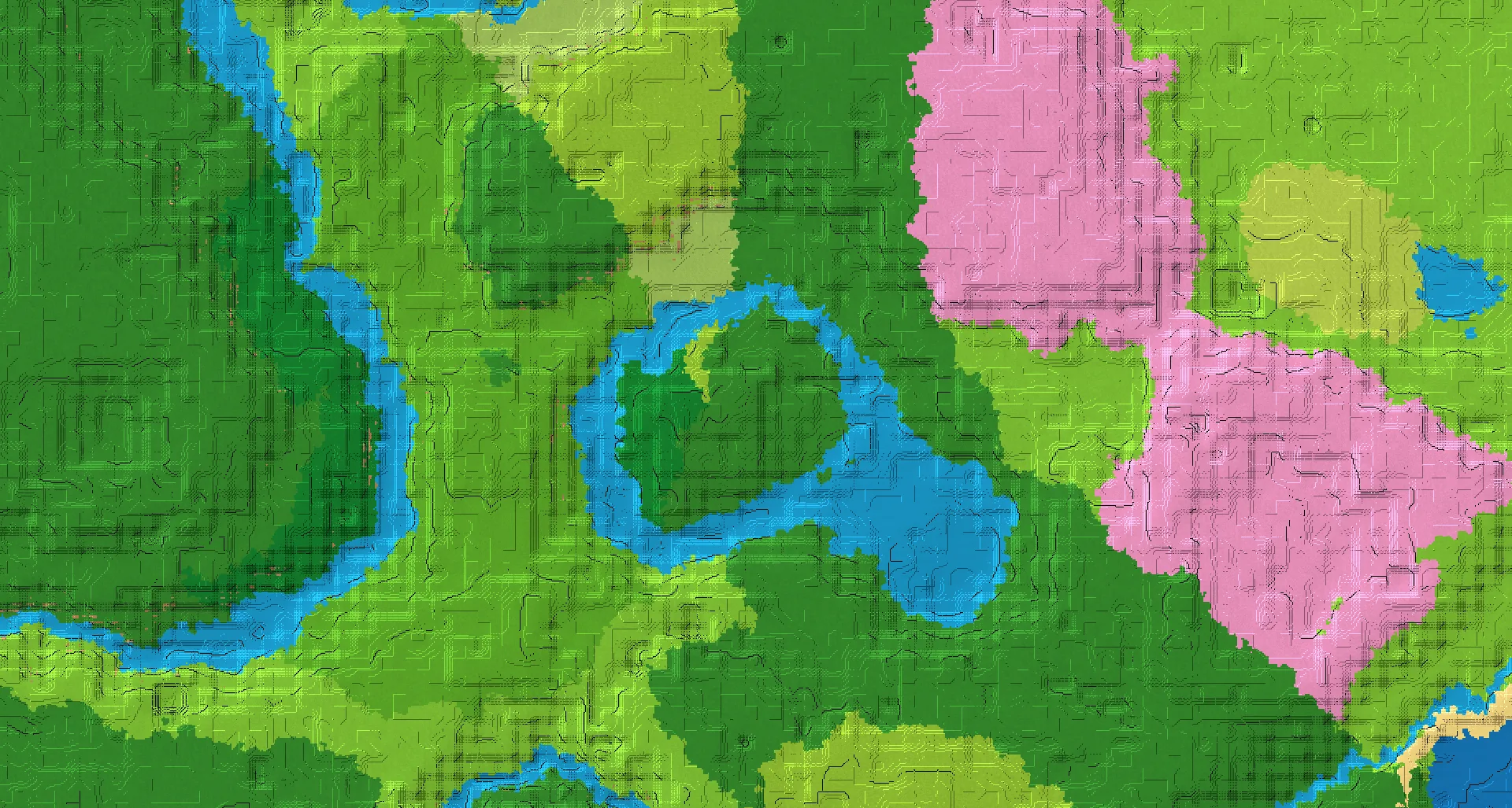 Seed map — Cherry Grove Routes from Sparse Jungle