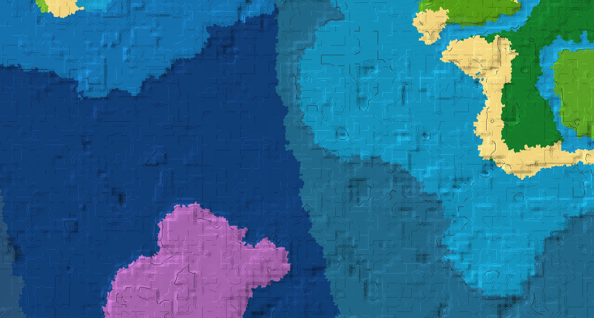 Seed map — Ocean Monument Southwest of a Beach Start