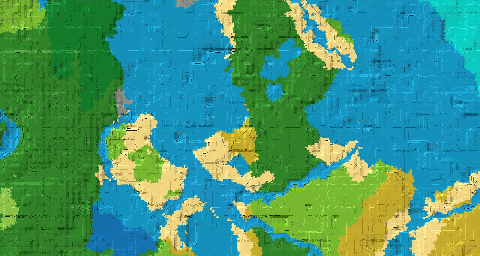 Seed map — Lukewarm Ocean West of a Forest Start