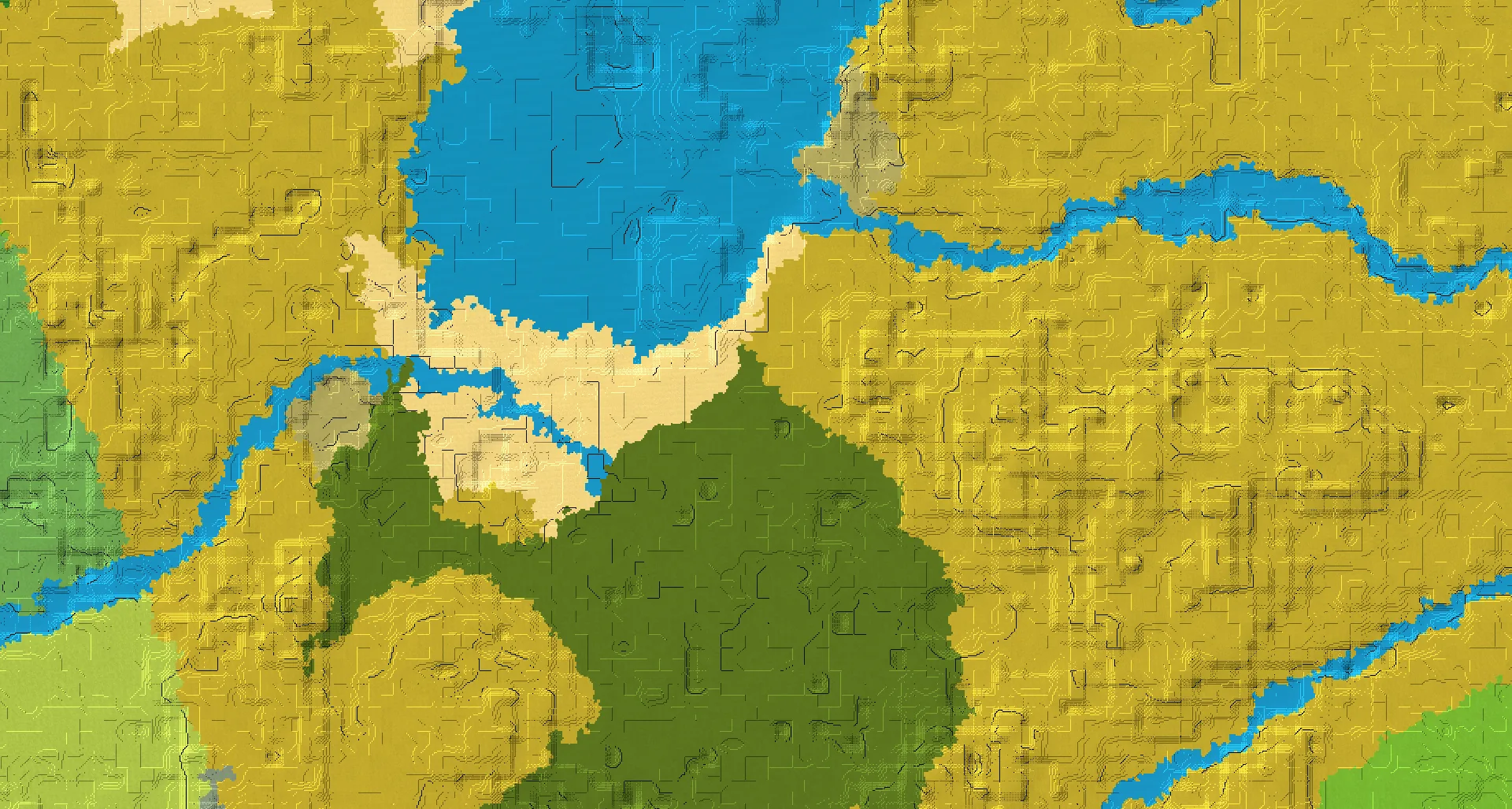 Seed map — Mangrove Swamp South of a Windswept Savanna Start