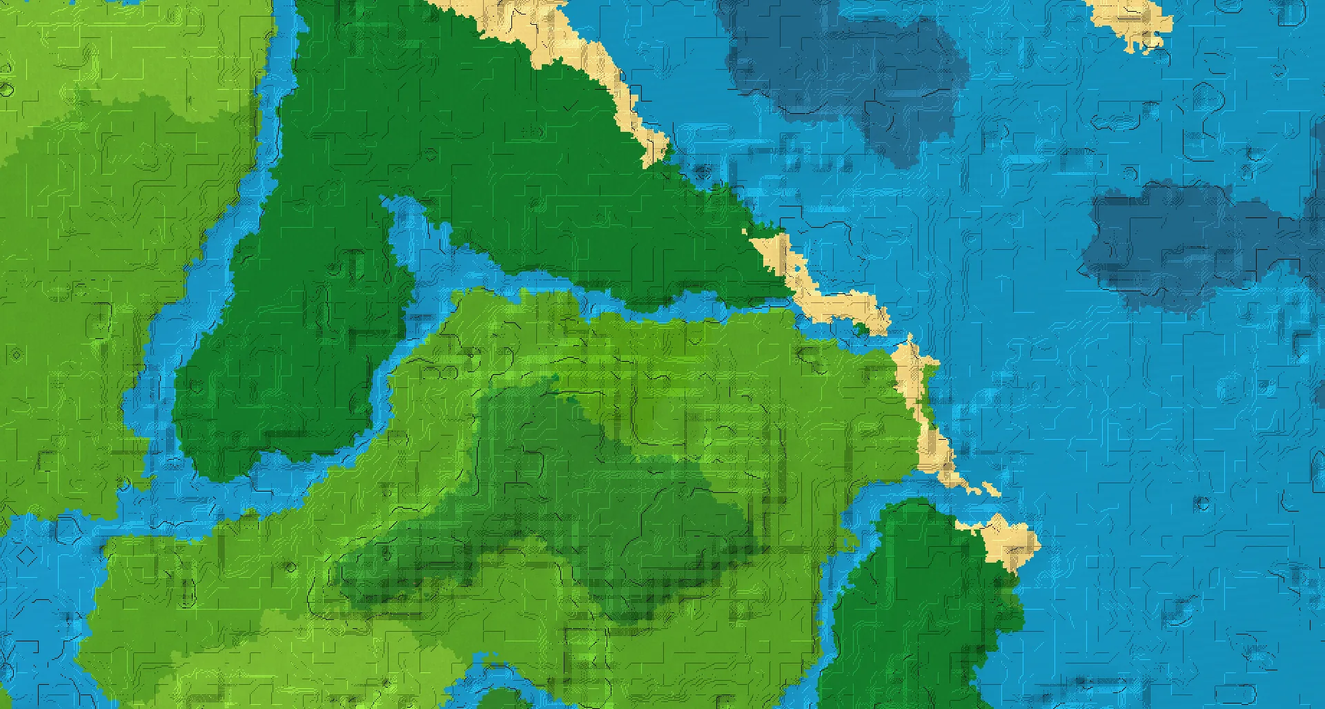 Seed map — Bamboo Jungle Northwest of a Jungle Start with Ruined Portal