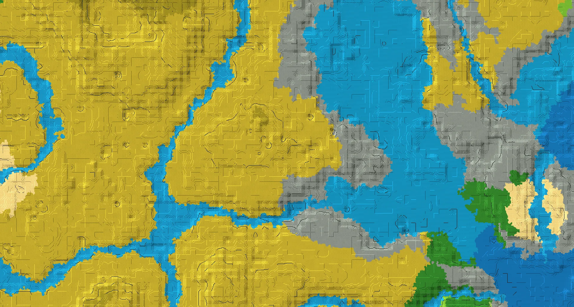Seed map — 4 Villages near a Savanna Start with Trial Chambers
