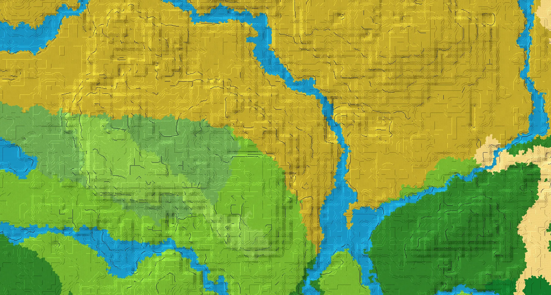 Seed map — Village Southeast of the Savanna Start with Ruined Portal
