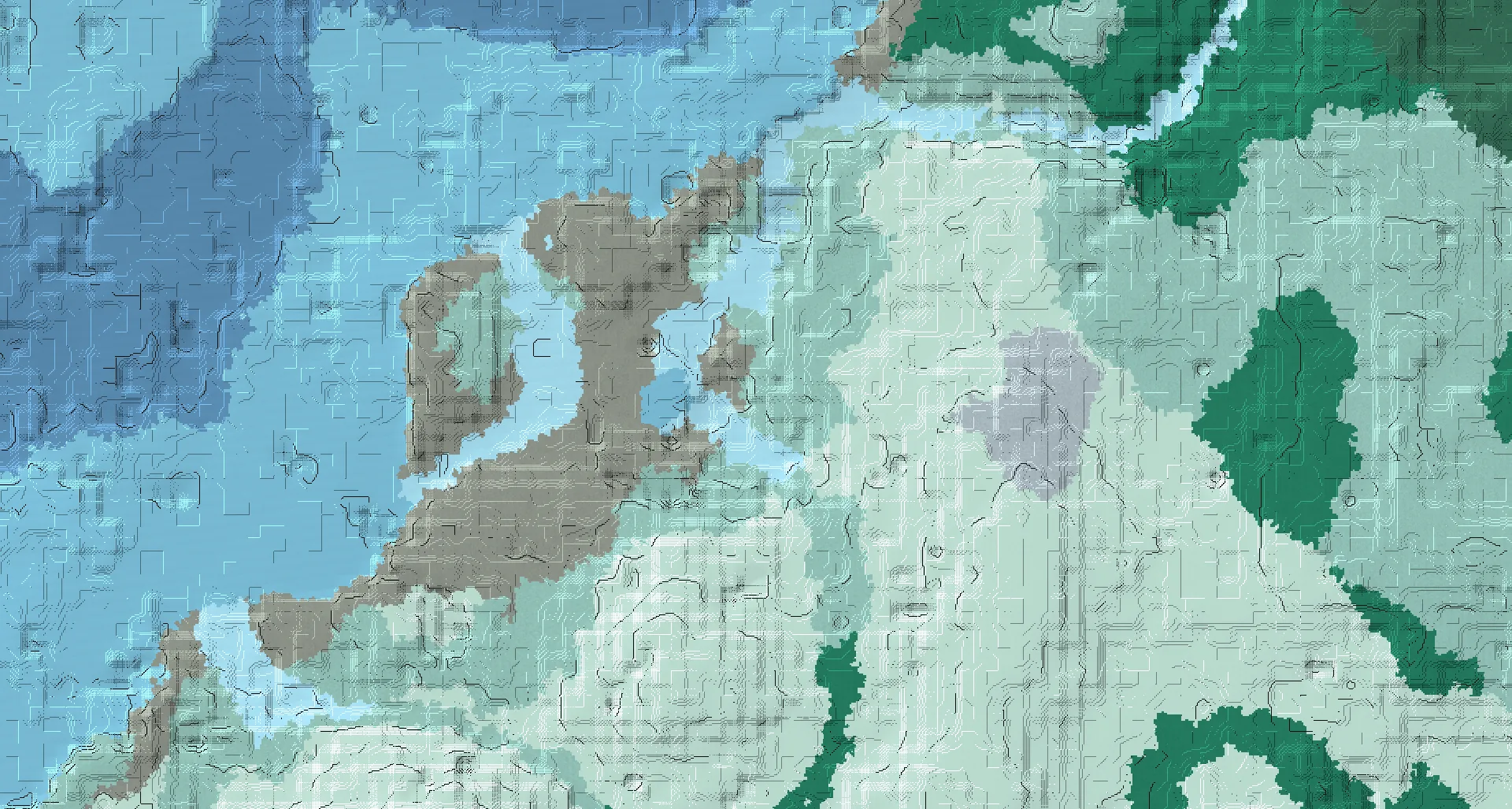 Seed map — Igloo Southwest of a Snowy Taiga Start with Village