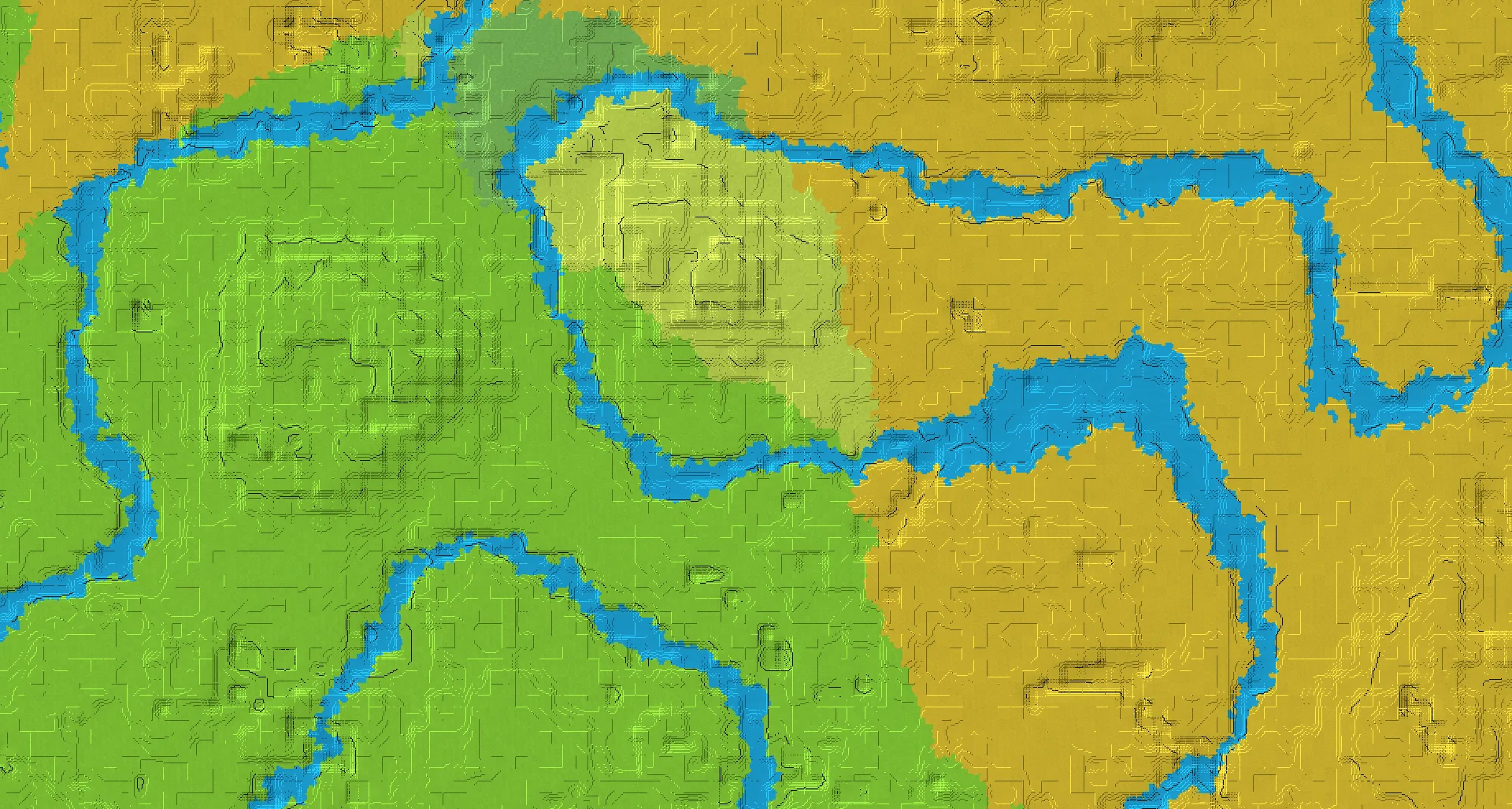Seed map — 2 Villages near a Sunflower Plains Start