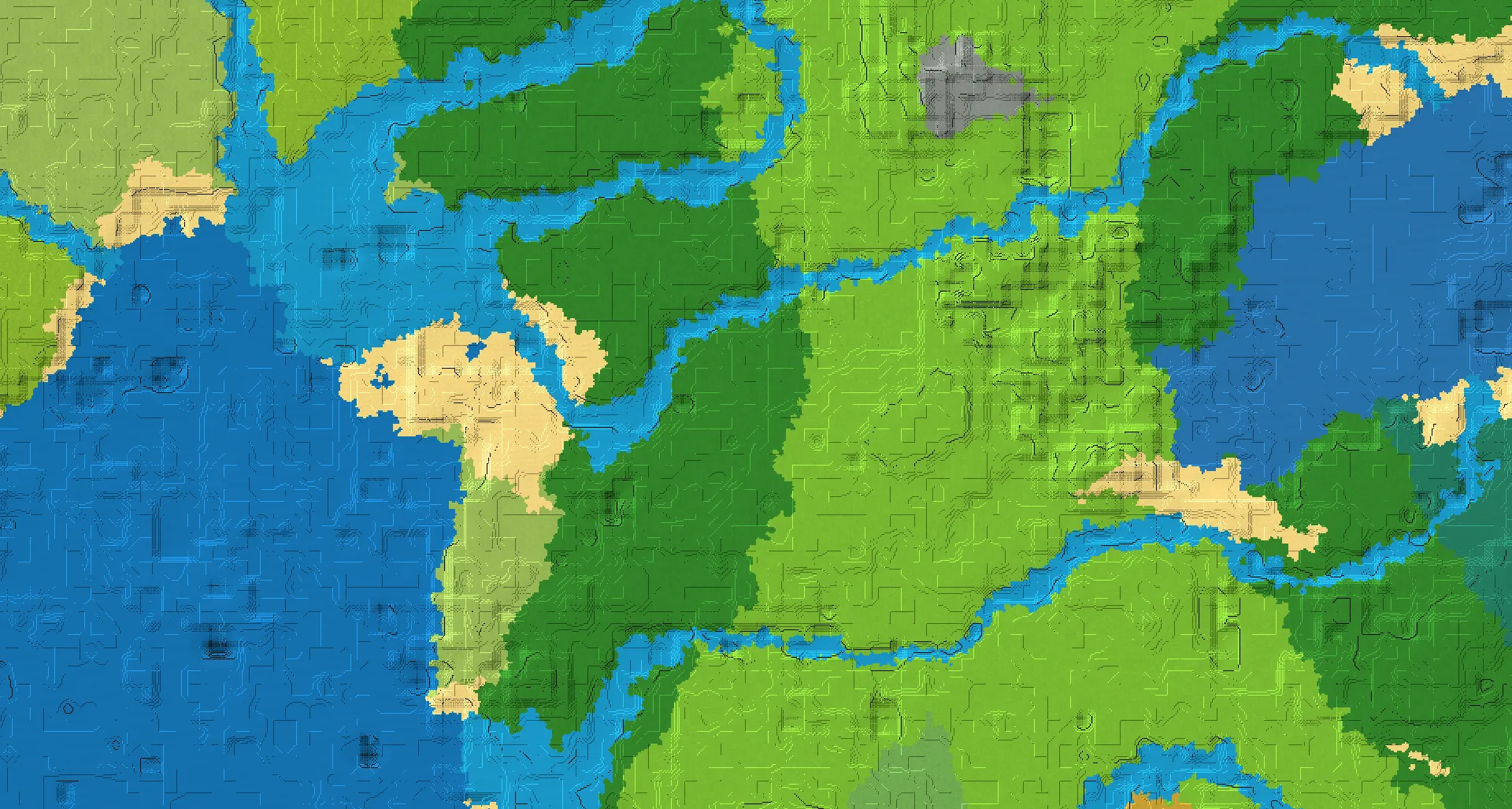 Seed map — Forest abandoned camp and Ruined portal