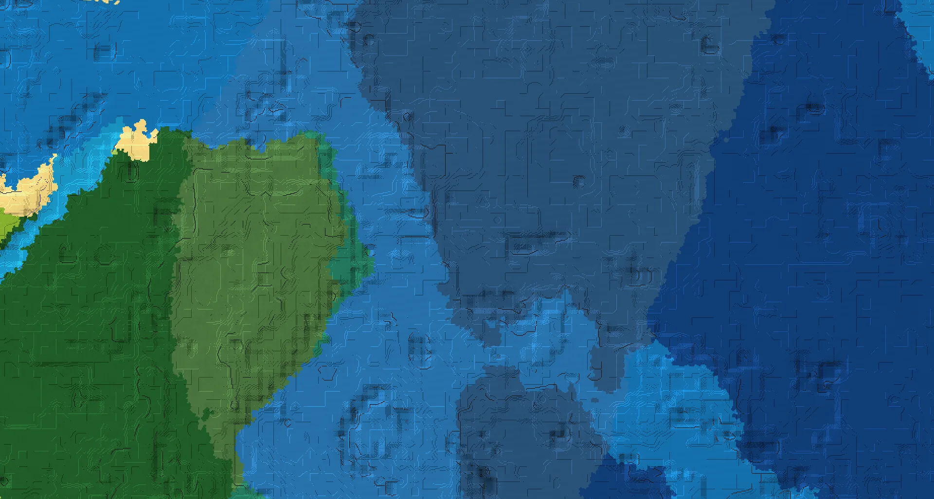 Seed map — Ocean Ruins East of a Old Growth Pine Taiga Start