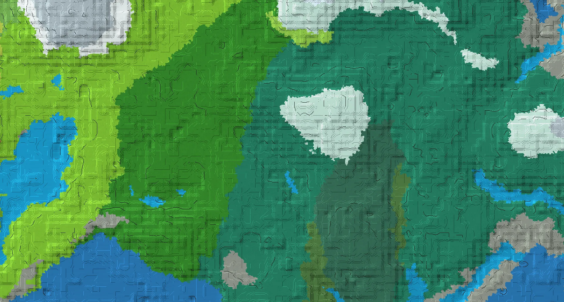 Seed map — Taiga Start with Trial Chambers with Ancient City