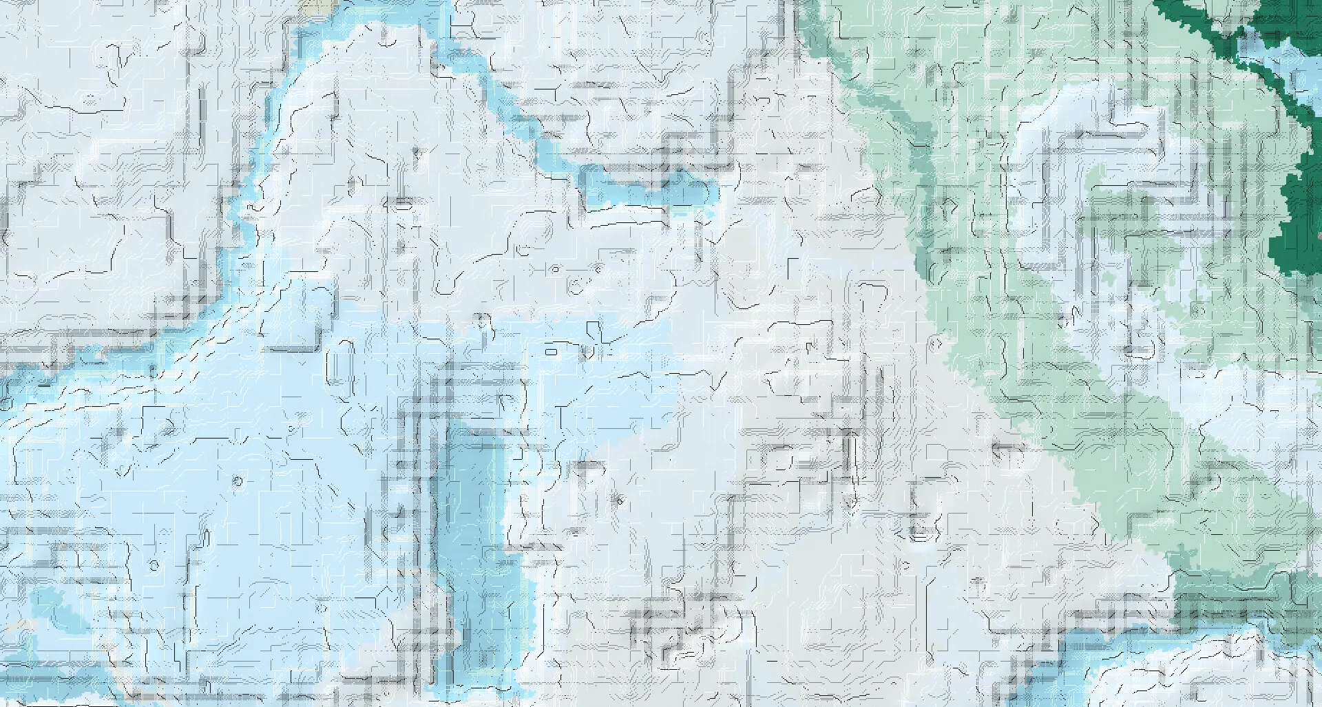 Seed map — Ice Spikes West of a Snowy Slopes Start
