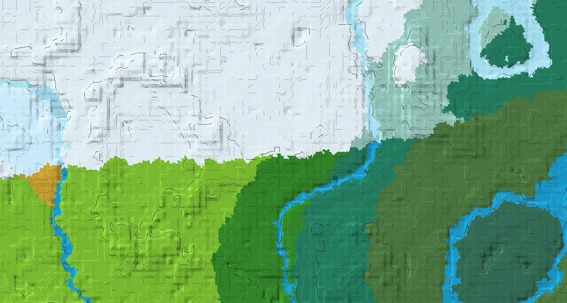 Seed map — The Frozen Ghost Village
