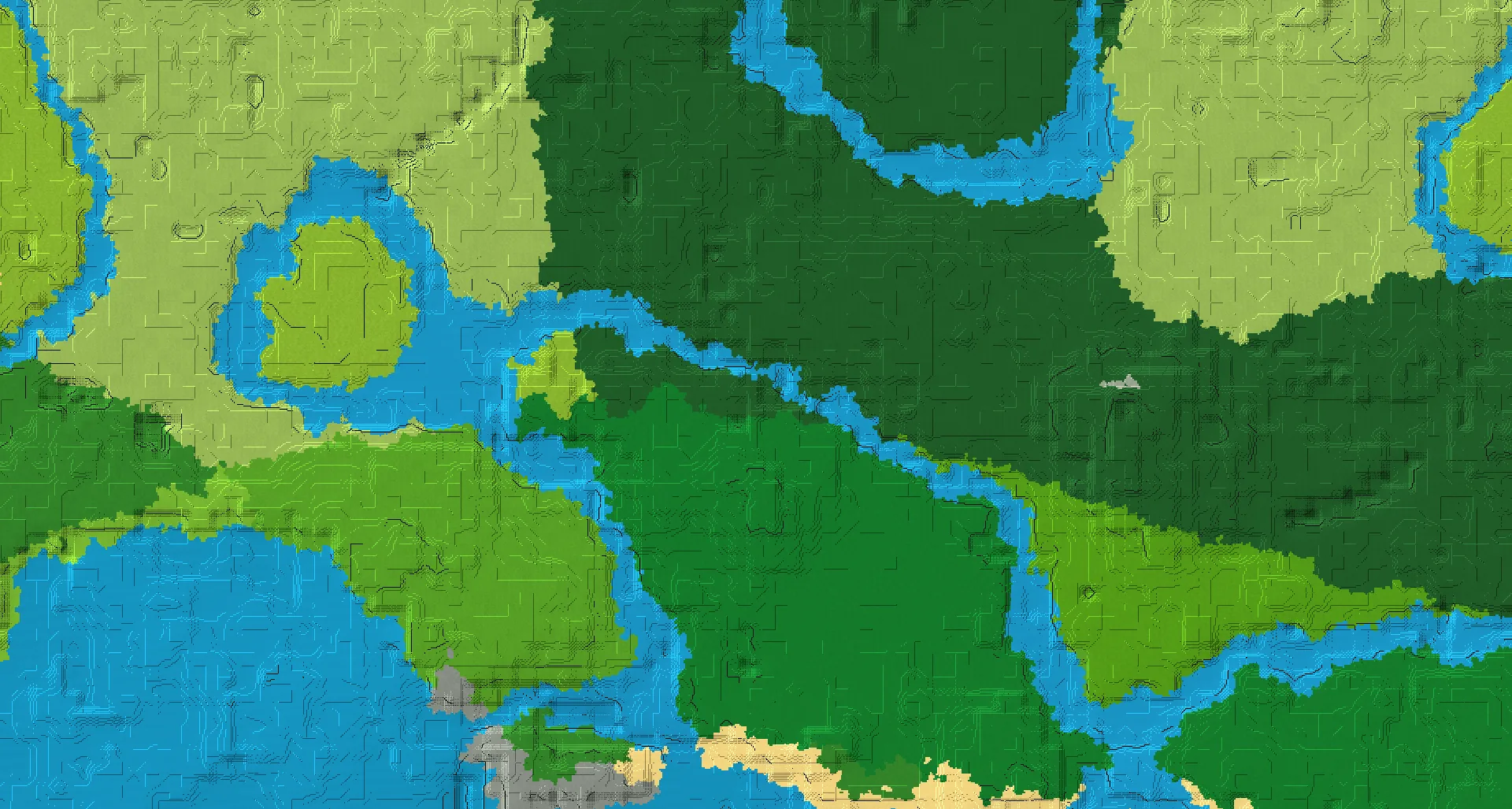 Seed map — Dark forest on the doorstep