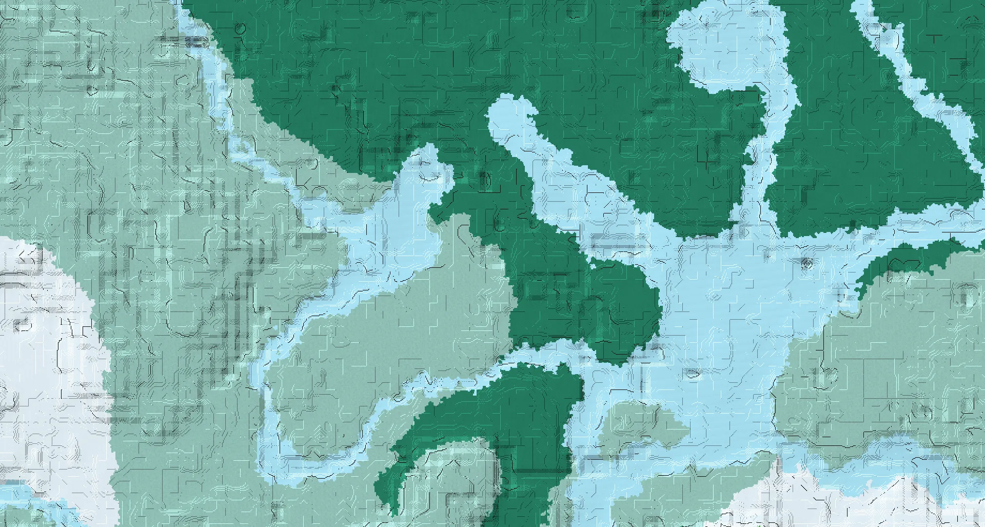 Seed map — Snowy Taiga South of a Taiga Start