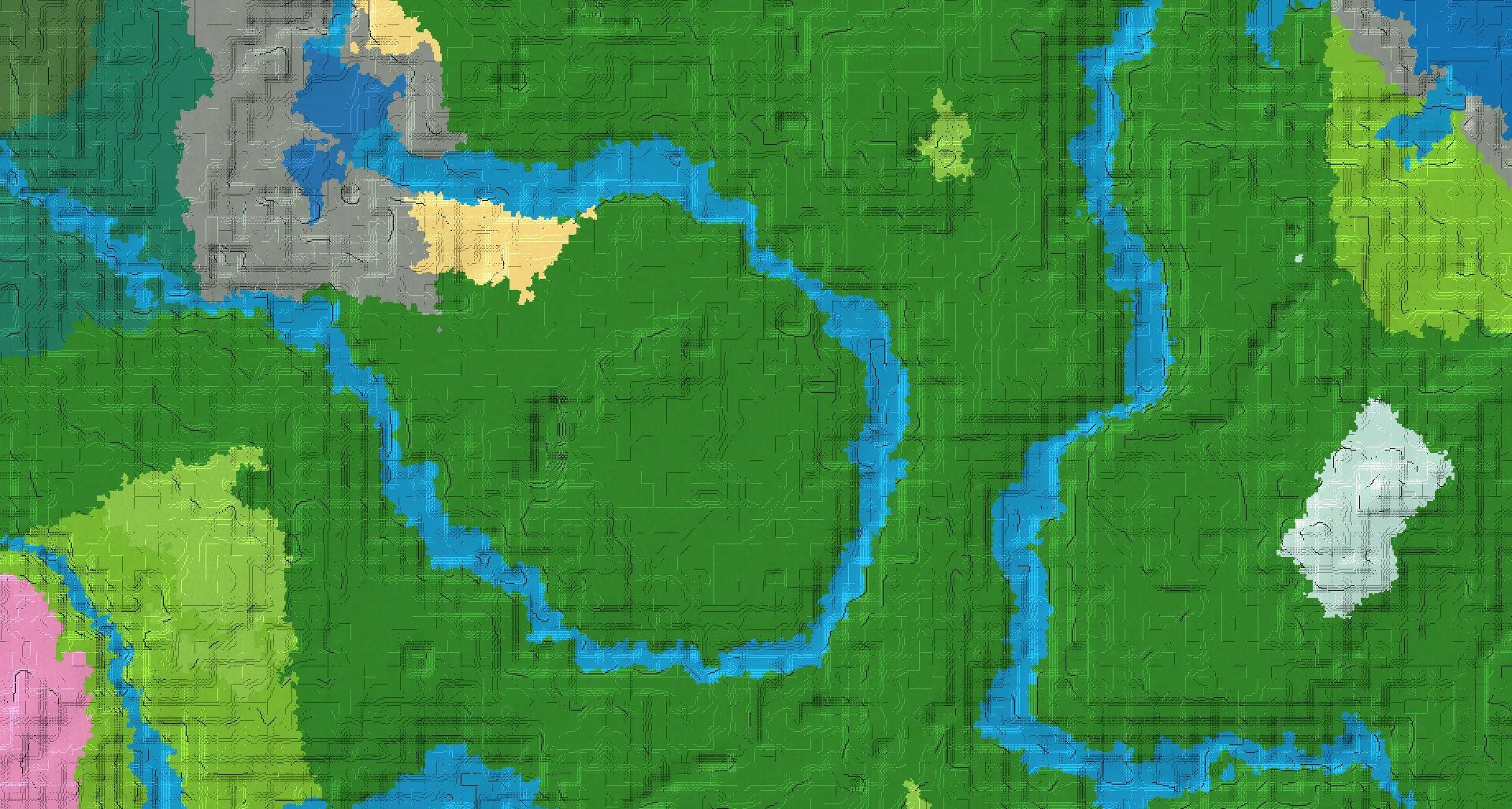 Seed map — Stronghold Southwest of a Plains Start with Trial Chambers