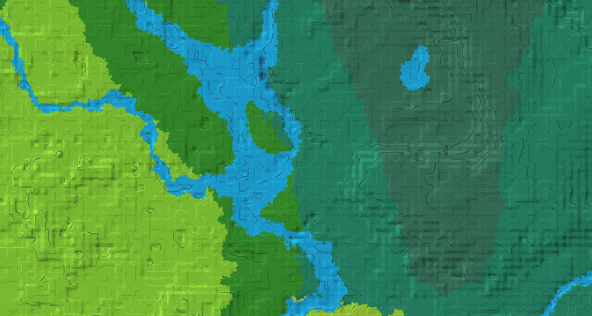 Seed map — 2 Villages near a Taiga Start with Trial Chambers