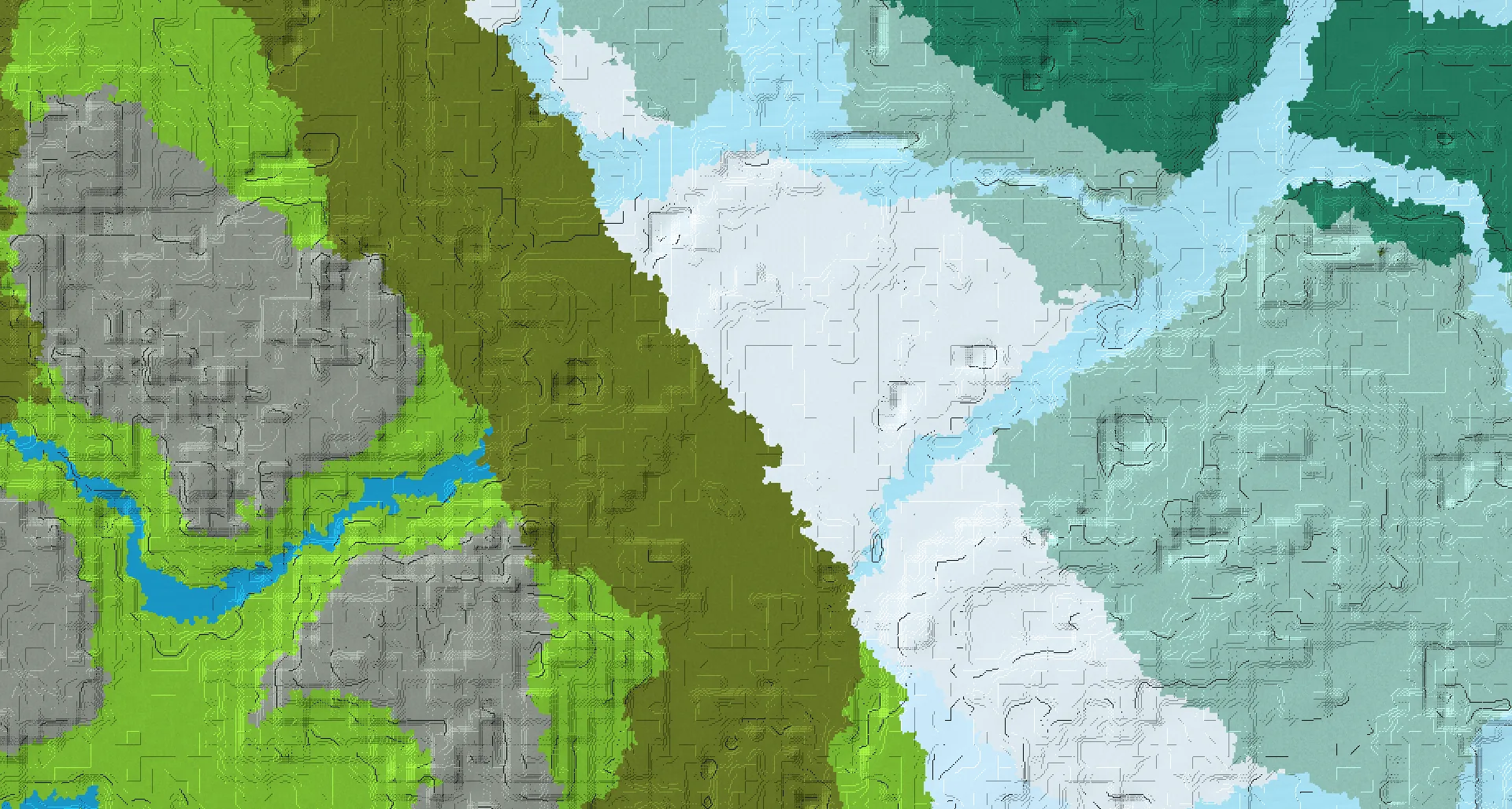 Seed map — Village and Swamp Hut from Swamp with Trial Chambers