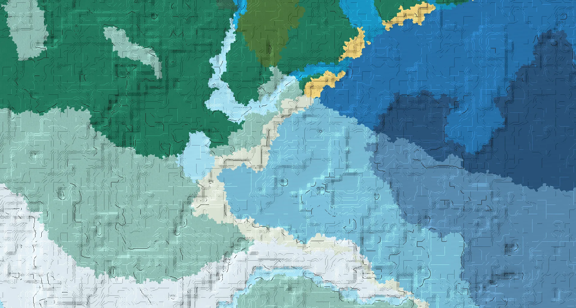 Seed map — Shipwreck East of a Taiga Start