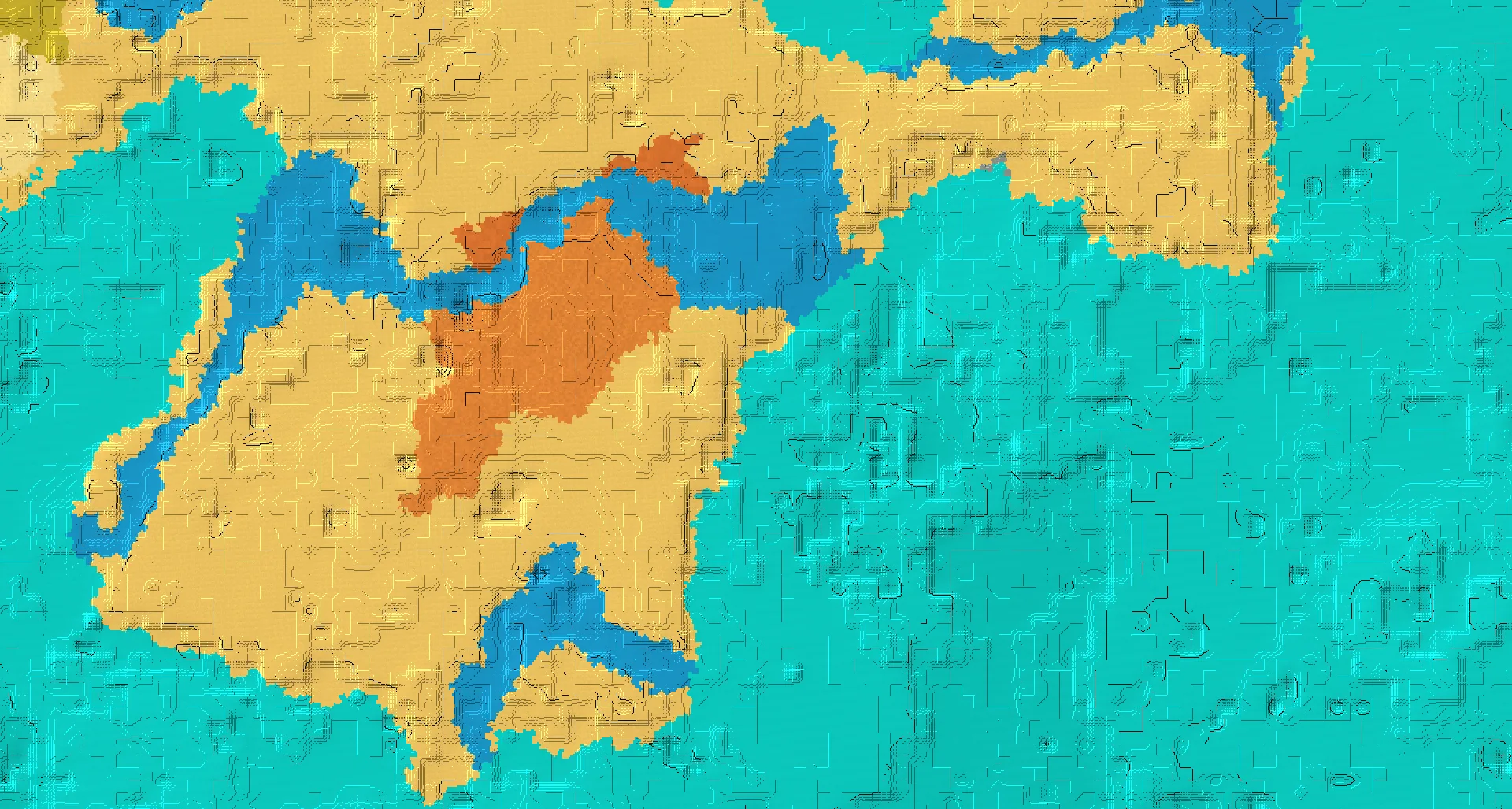 Seed map — Shipwreck Southeast of a Desert Start