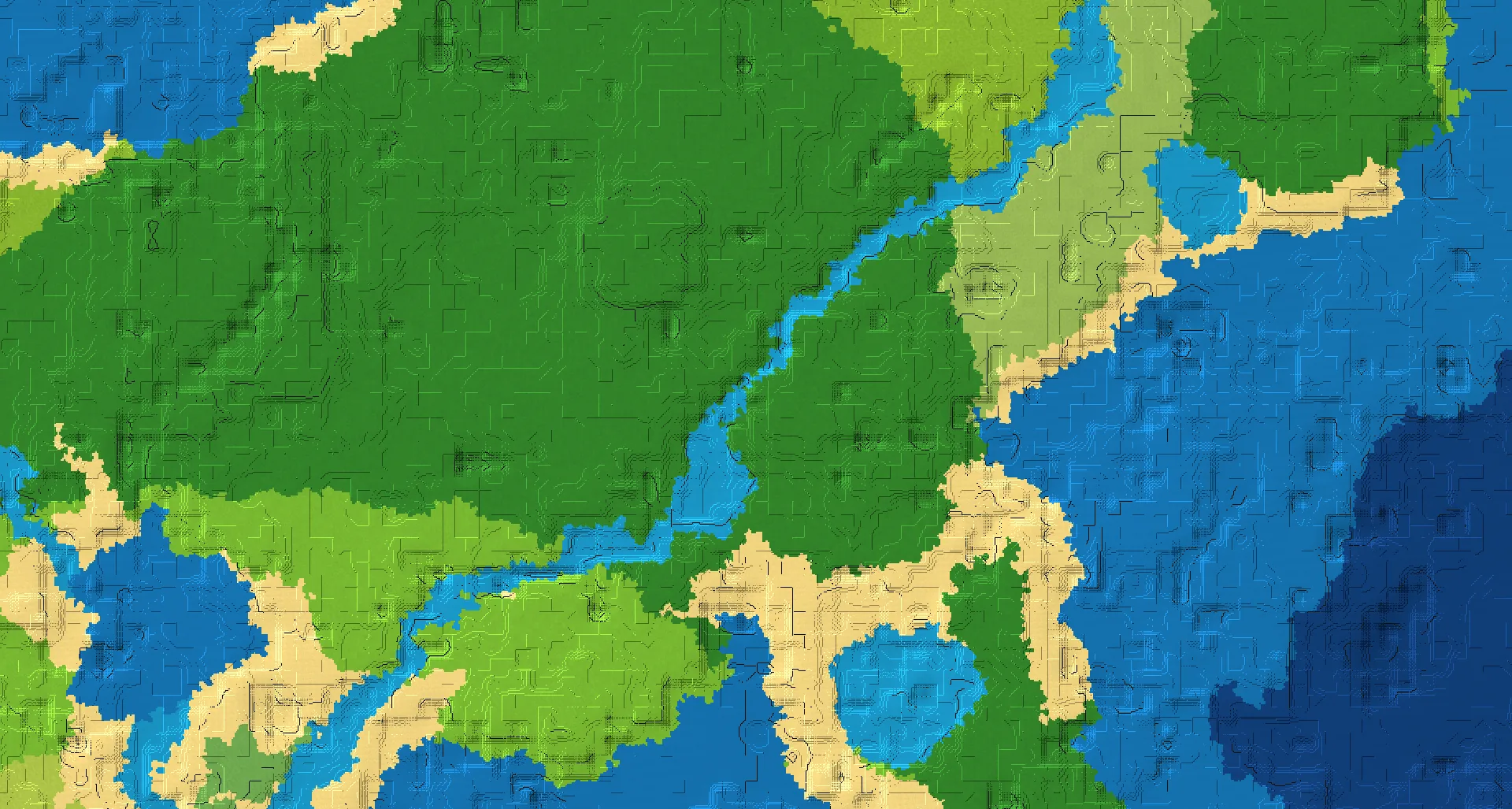Seed map — Ruined Portal Southeast of a Forest Start at 272, 128