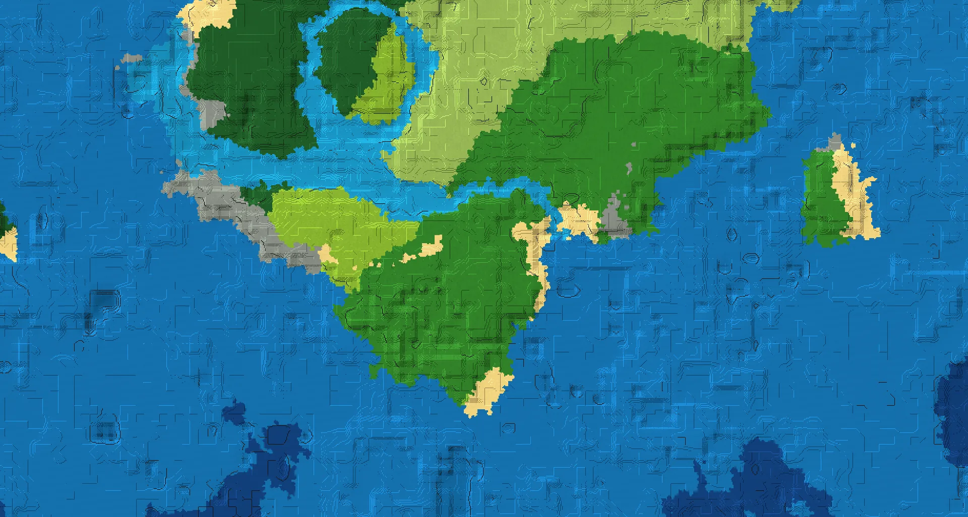 Seed map — Forest Start with Trial Chambers at -96, -96