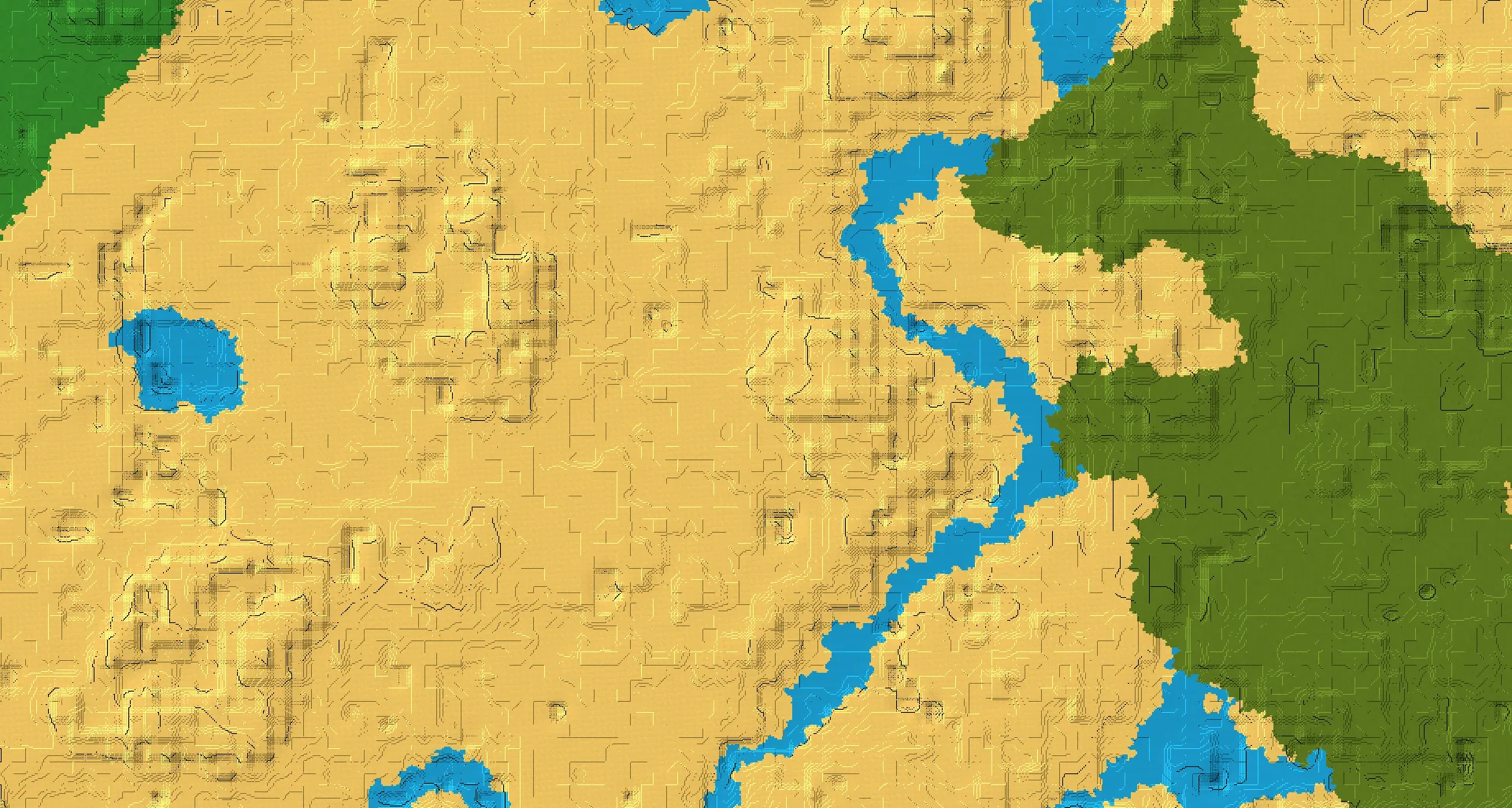 Seed map — Stronghold North of a Windswept Savanna Start