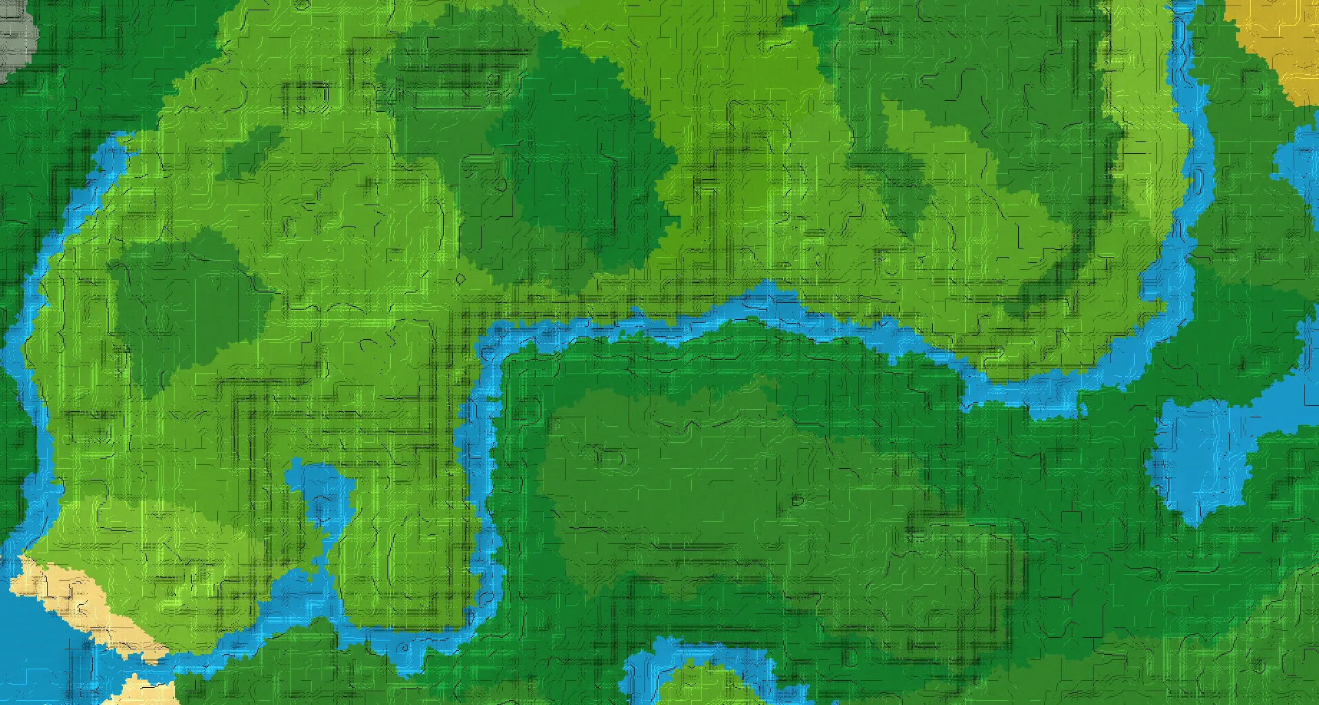 Seed map — Jungle Temple East of a Dripstone Caves Start with Trial Chambers