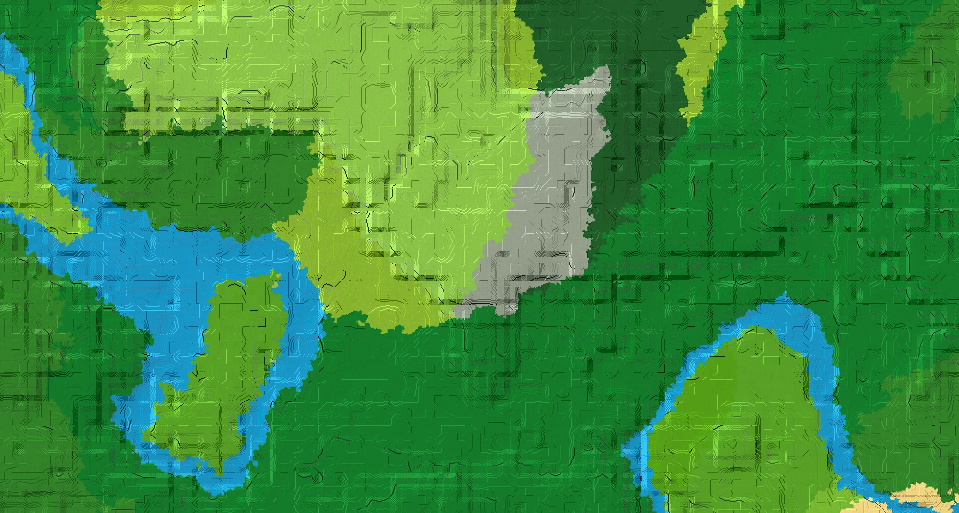 Seed map — Meadow abandoned camp and Pale garden
