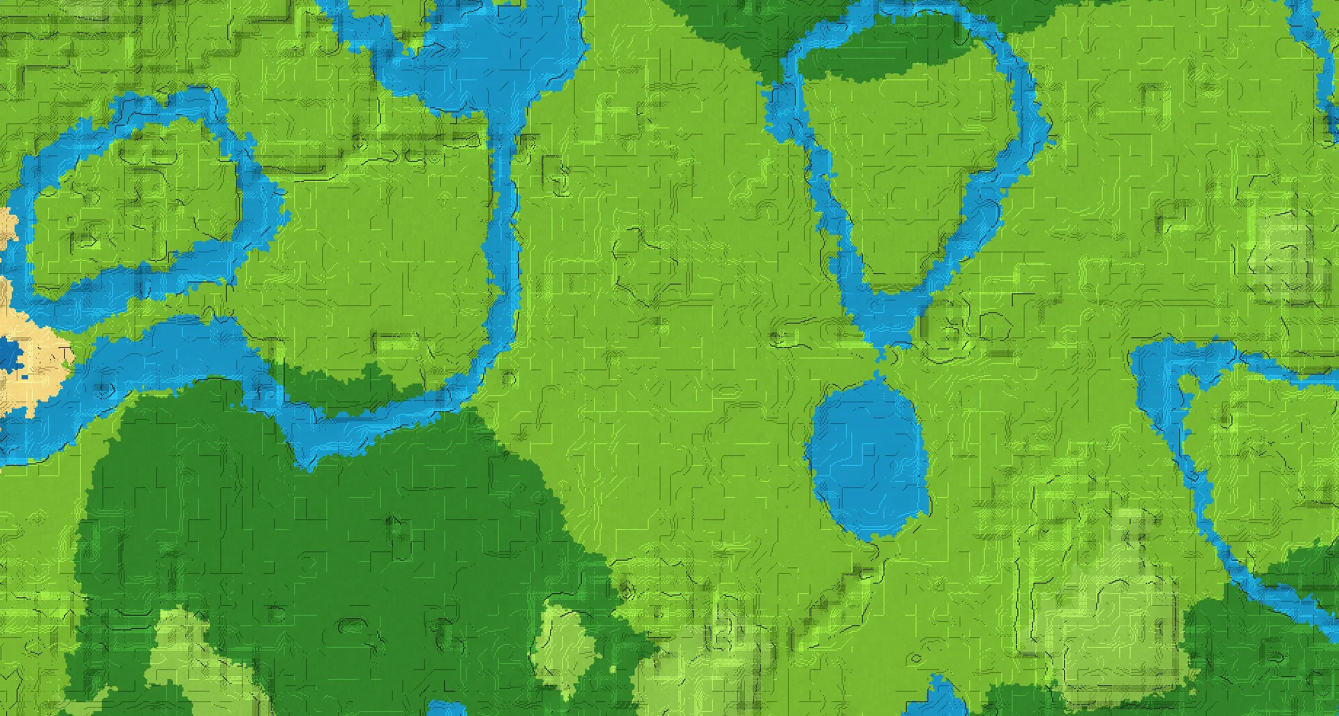 Seed map — Plains village one and Plains village two